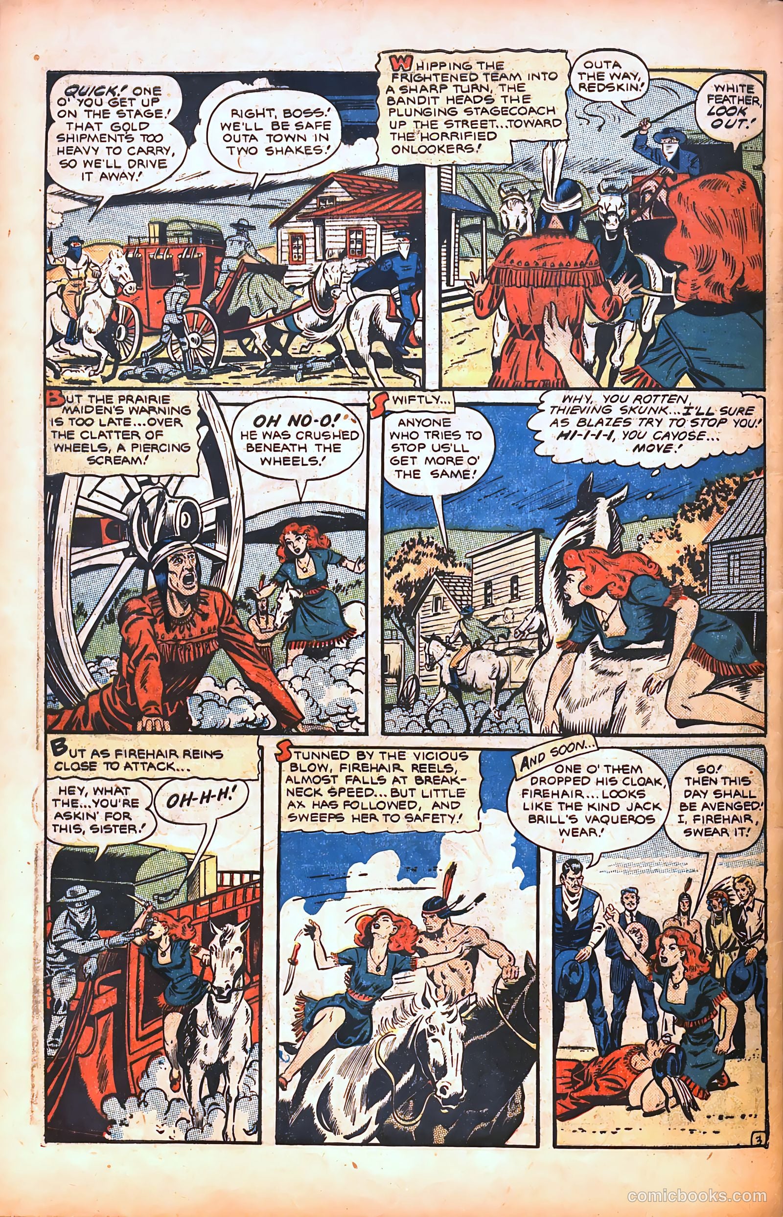 Pioneer West Romances #3 (1950) — page 43 of 54