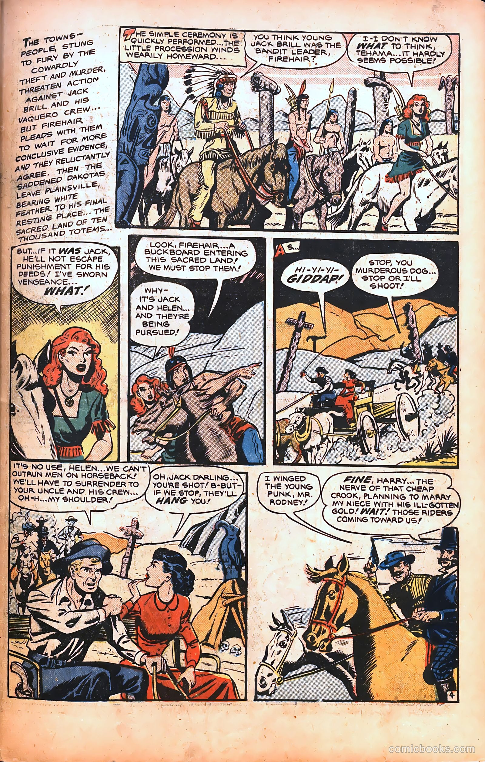 Pioneer West Romances #3 (1950) — page 44 of 54