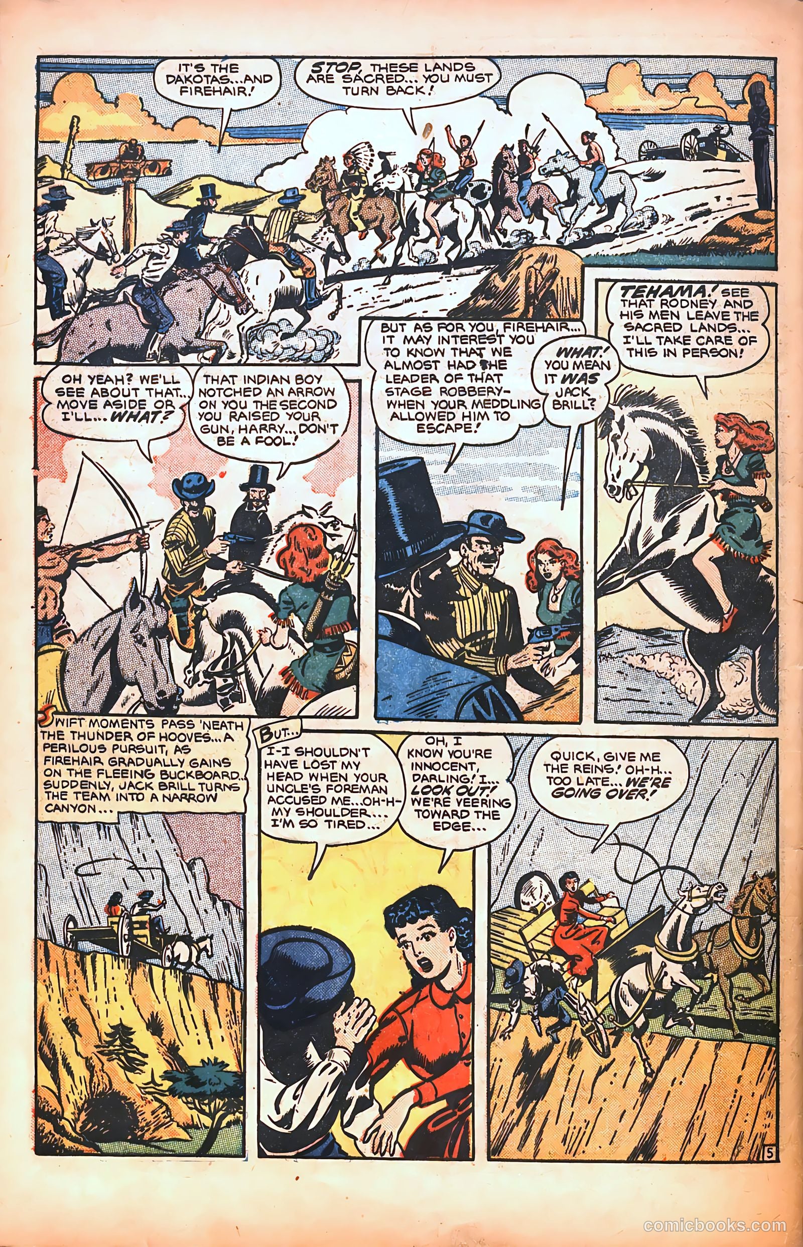 Pioneer West Romances #3 (1950) — page 45 of 54