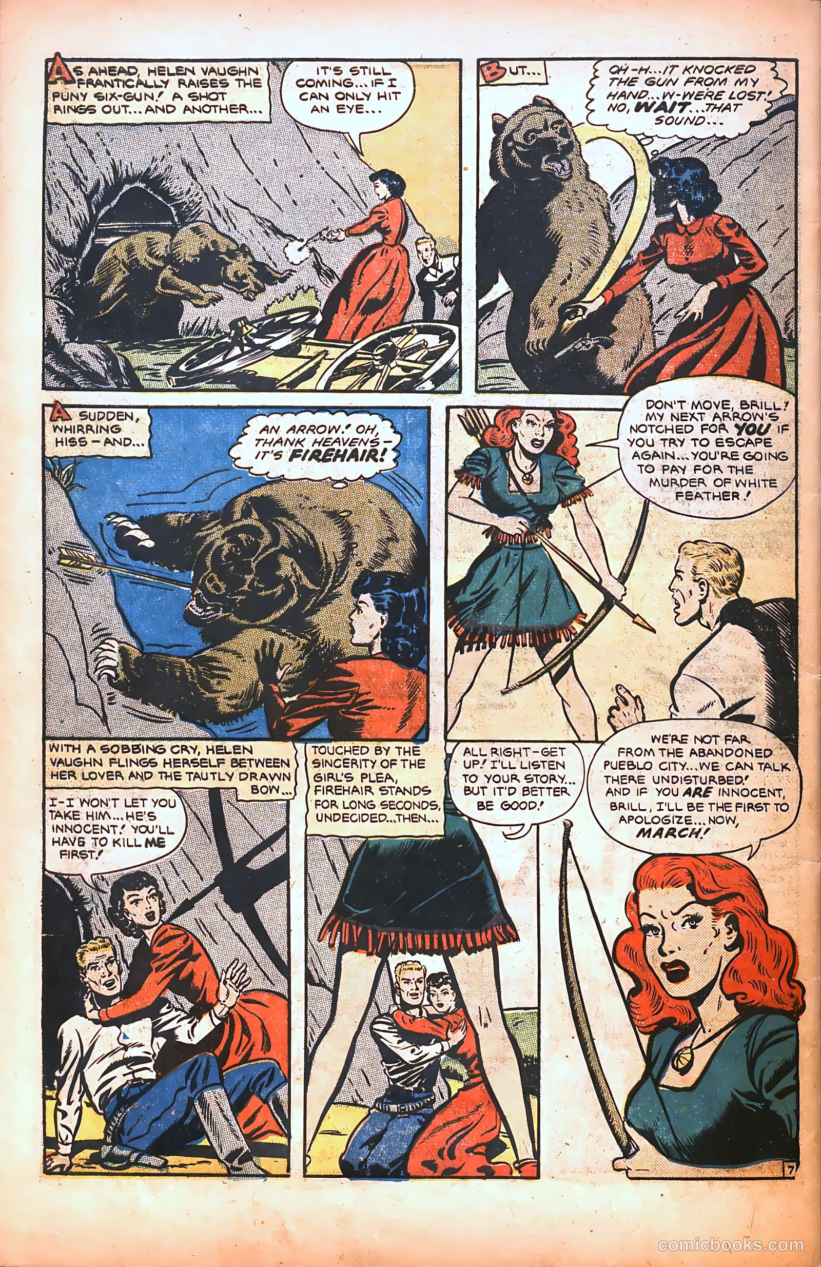 Pioneer West Romances #3 (1950) — page 47 of 54