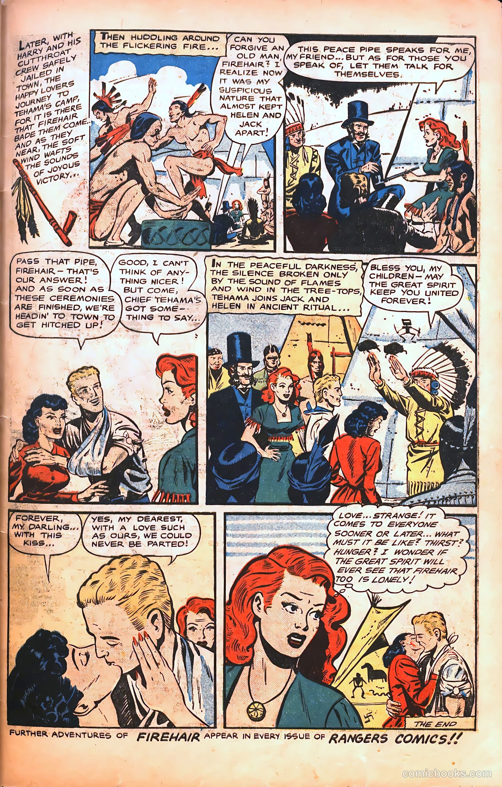 Pioneer West Romances #3 (1950) — page 50 of 54