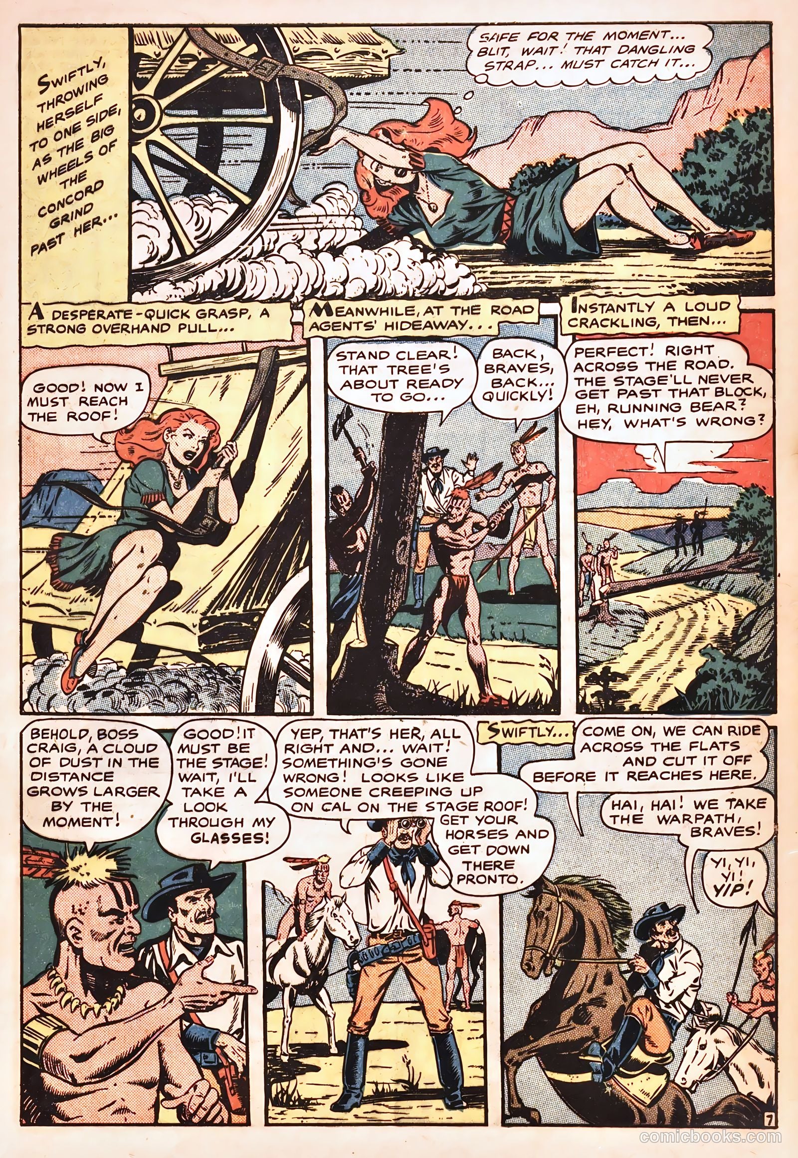 Pioneer West Romances #4 (1950) — page 9 of 37
