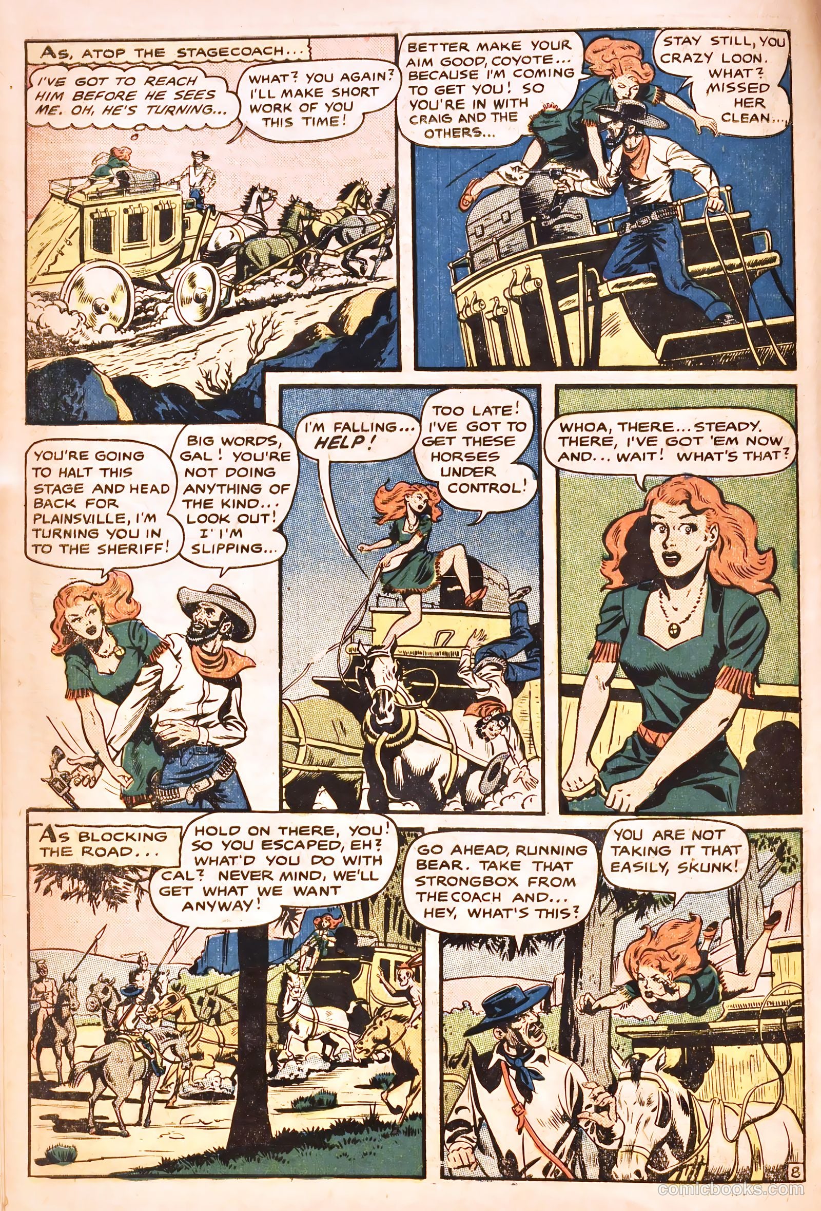 Pioneer West Romances #4 (1950) — page 10 of 37