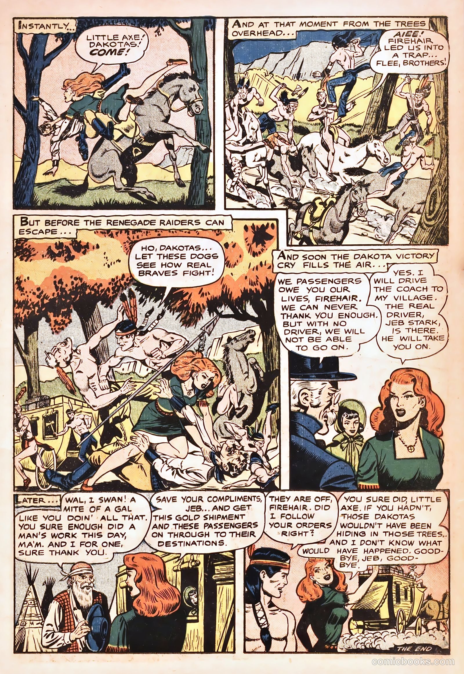 Pioneer West Romances #4 (1950) — page 11 of 37
