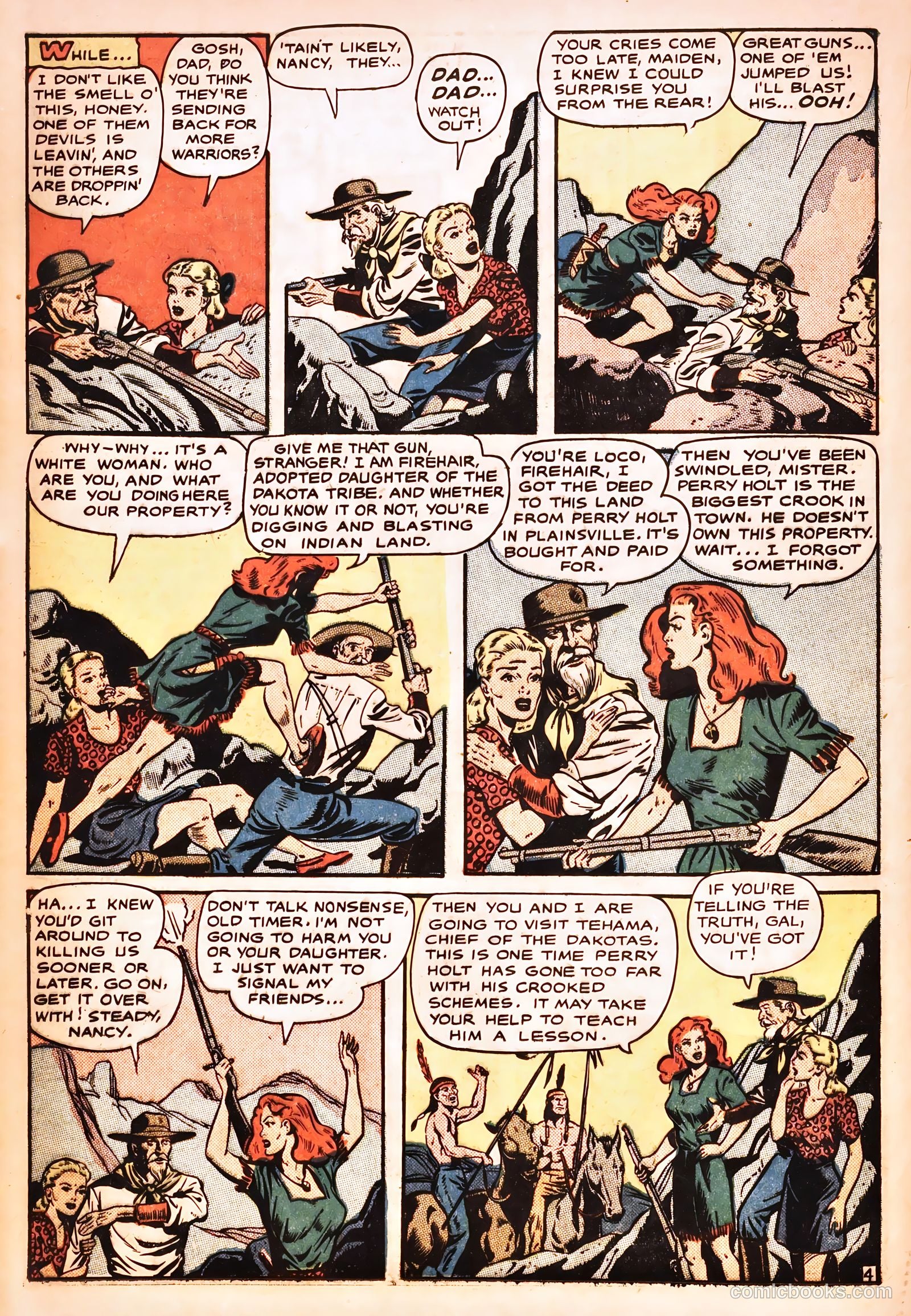 Pioneer West Romances #4 (1950) — page 16 of 37