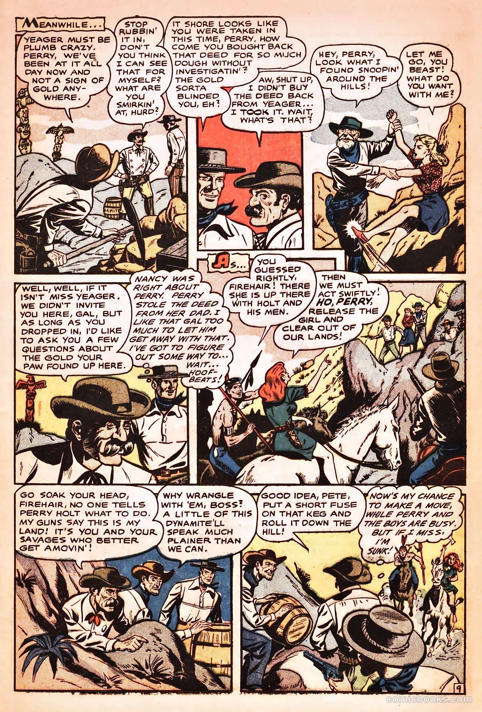 Pioneer West Romances #4 (1950) — page 21 of 37
