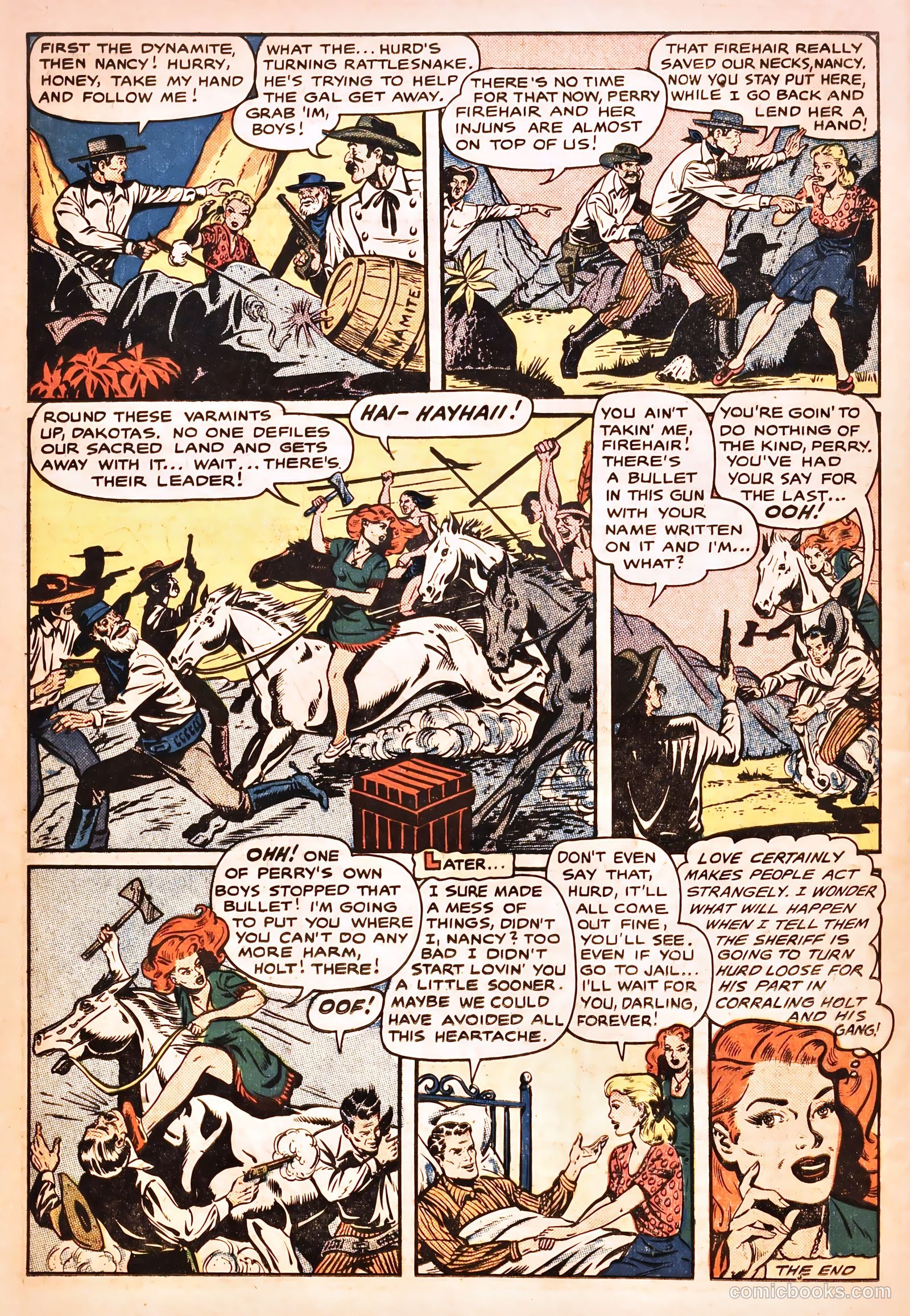 Pioneer West Romances #4 (1950) — page 22 of 37