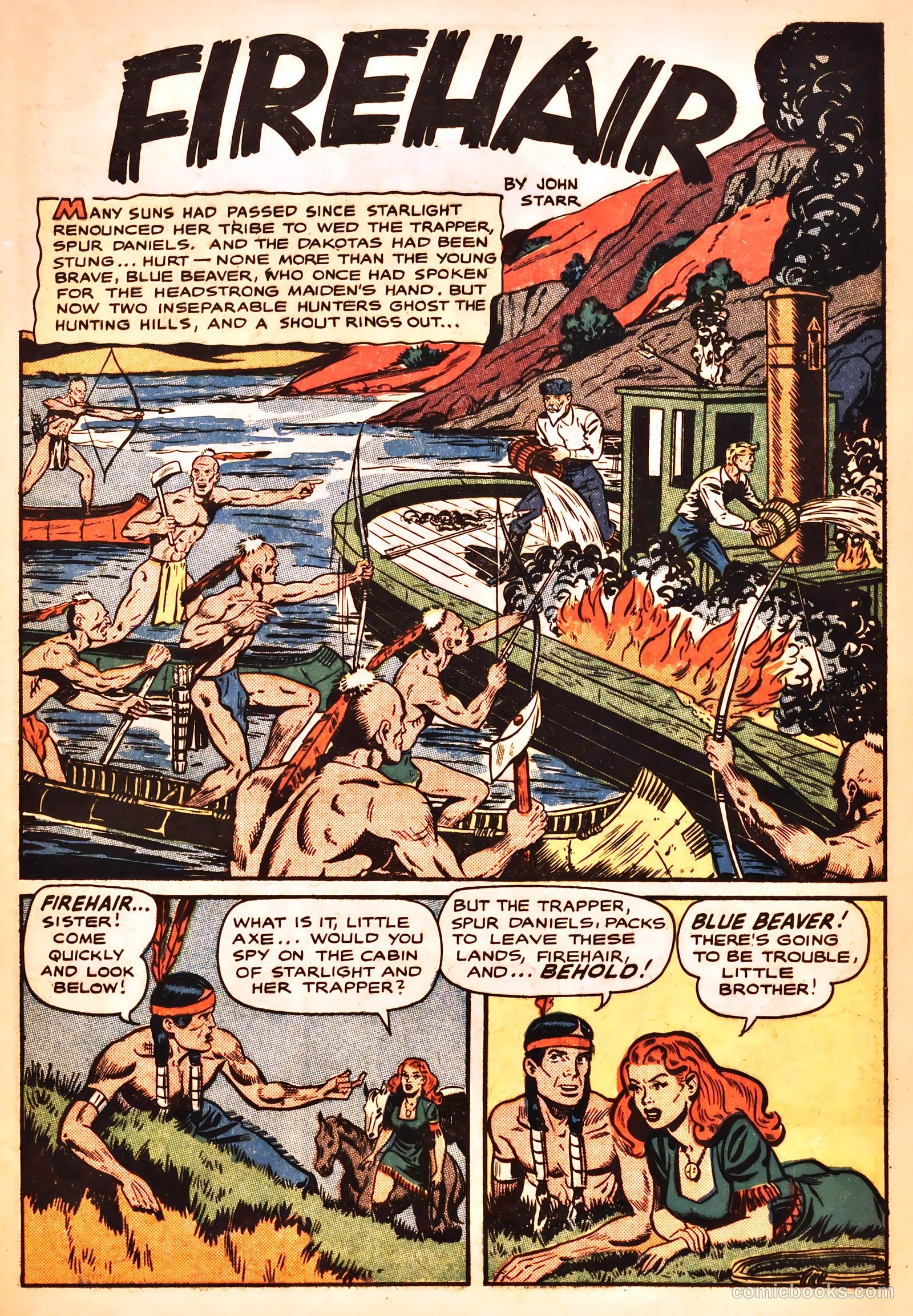 Pioneer West Romances #4 (1950) — page 25 of 37