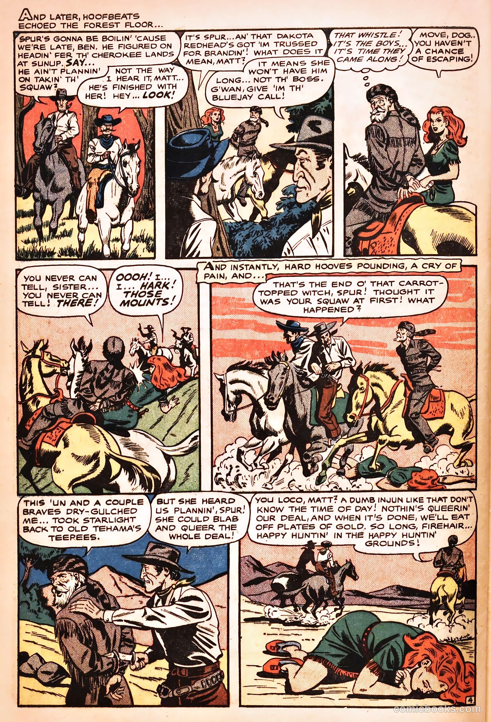 Pioneer West Romances #4 (1950) — page 28 of 37