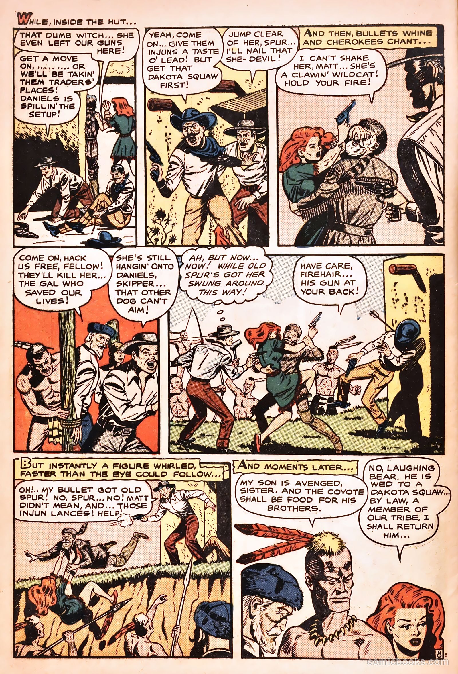 Pioneer West Romances #4 (1950) — page 32 of 37
