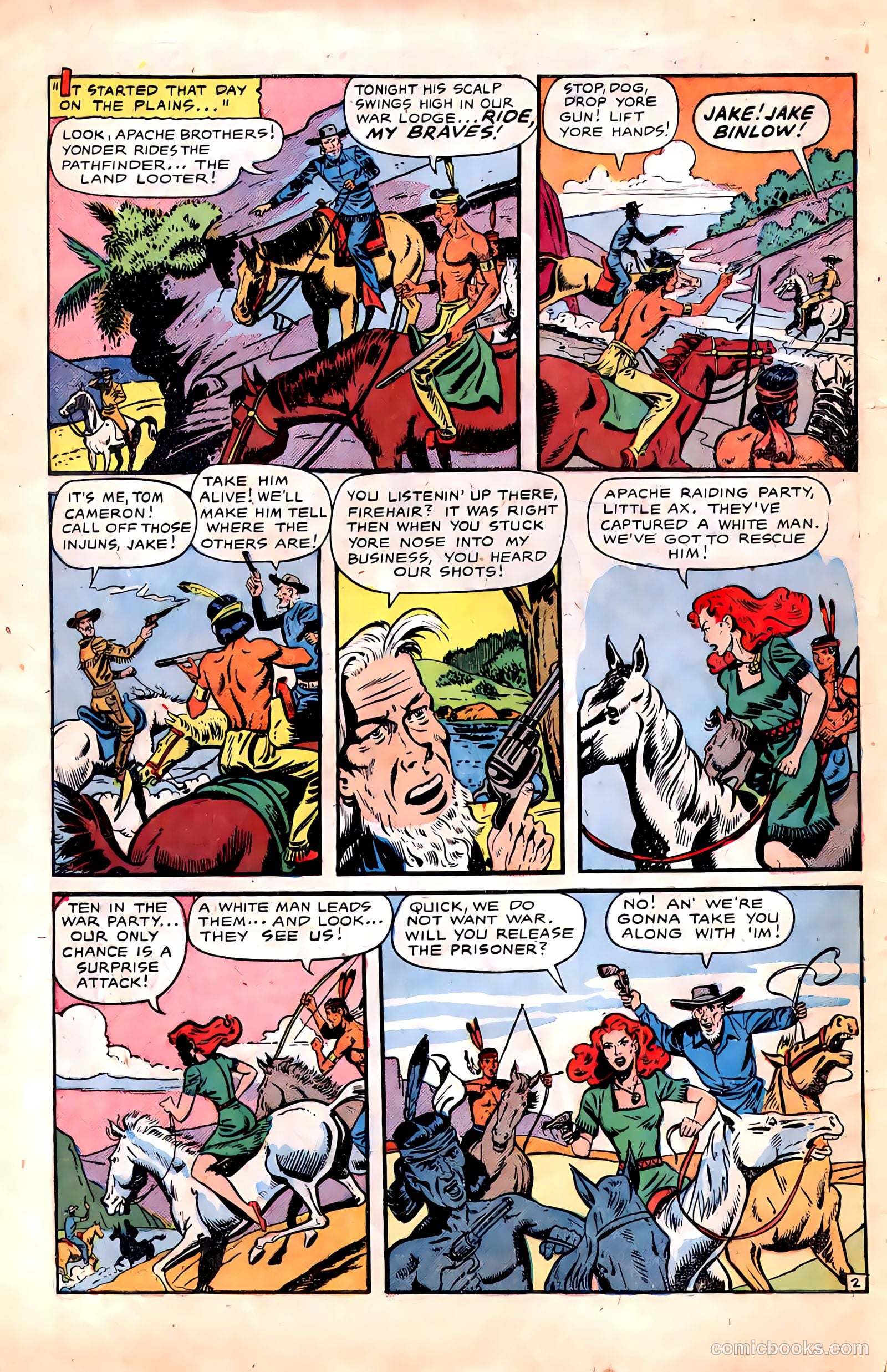 Pioneer West Romances #6 (1950) — page 4 of 36