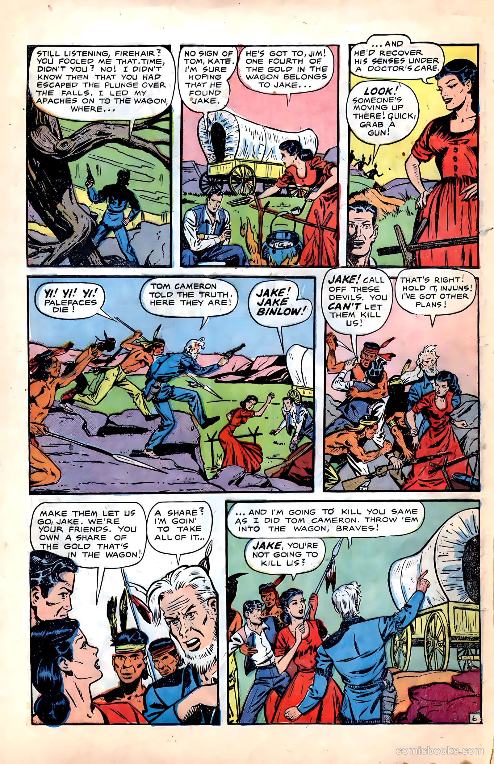 Pioneer West Romances #6 (1950) — page 8 of 36