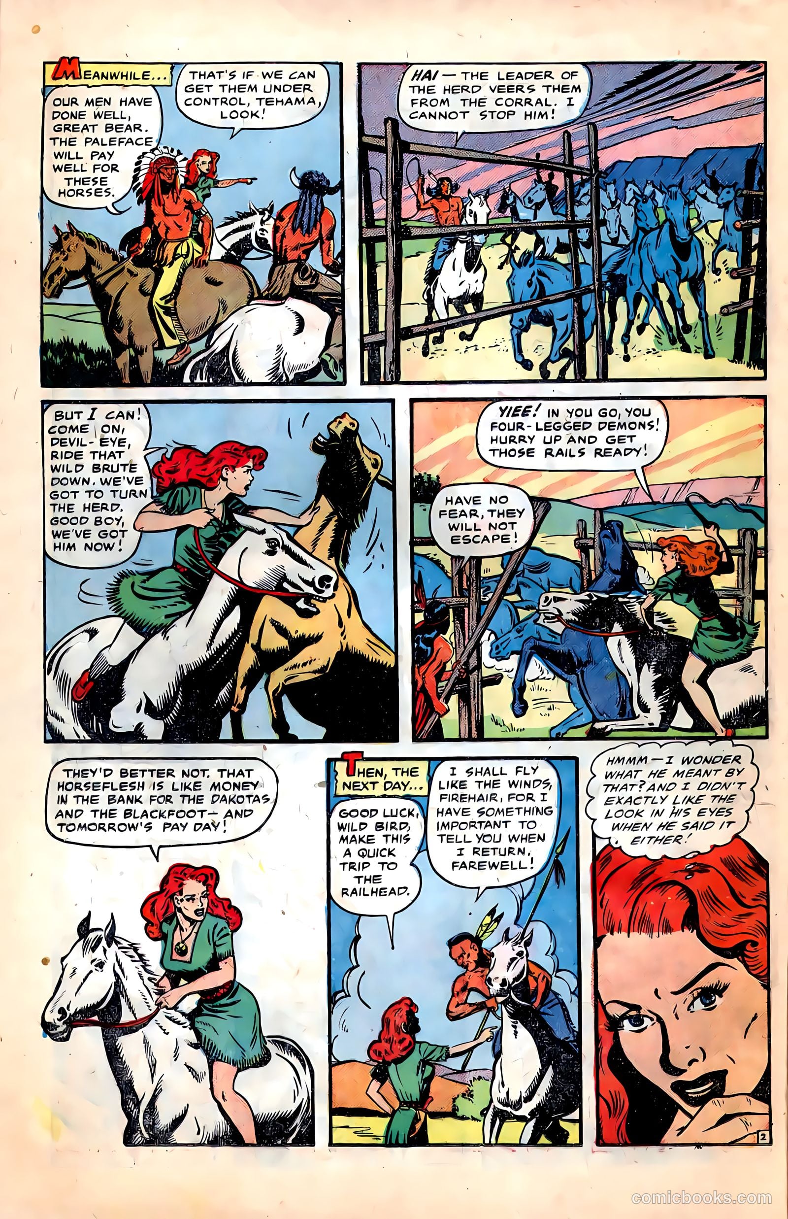 Pioneer West Romances #6 (1950) — page 16 of 36
