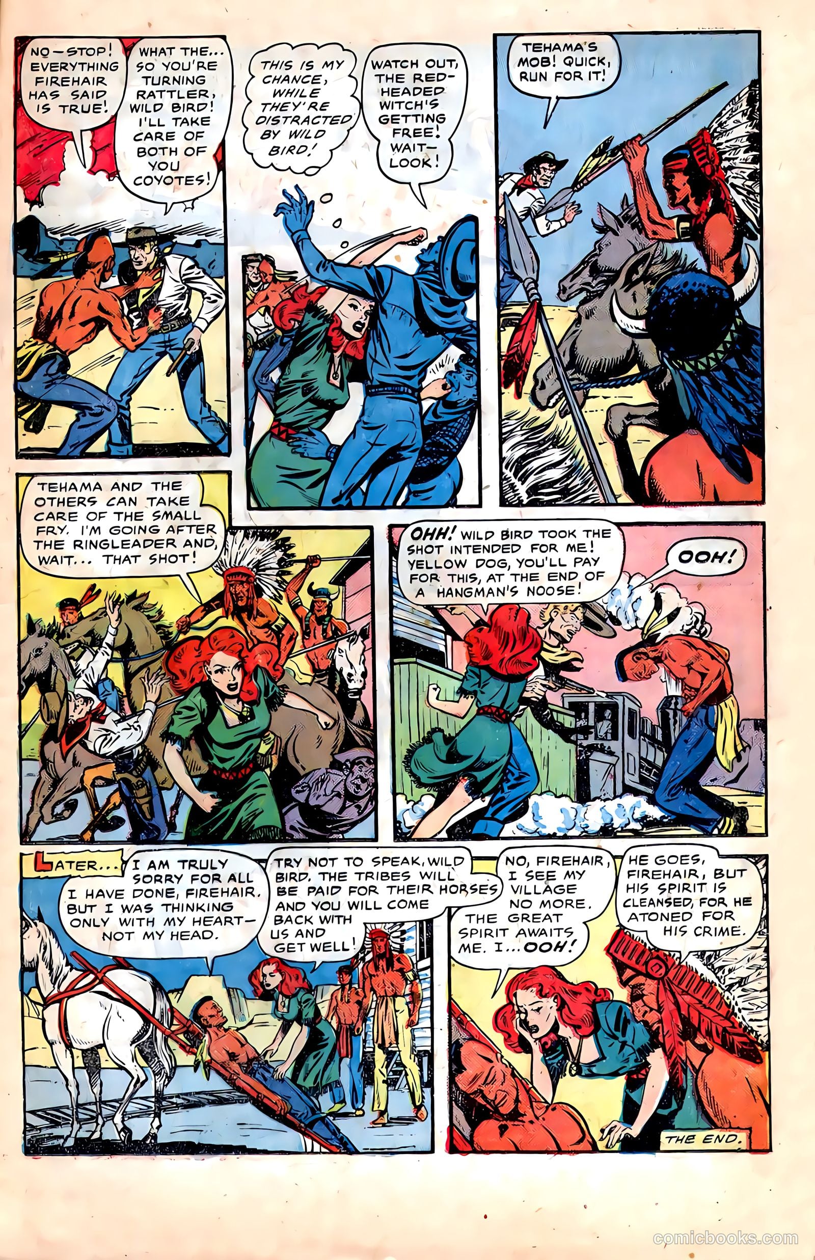 Pioneer West Romances #6 (1950) — page 21 of 36