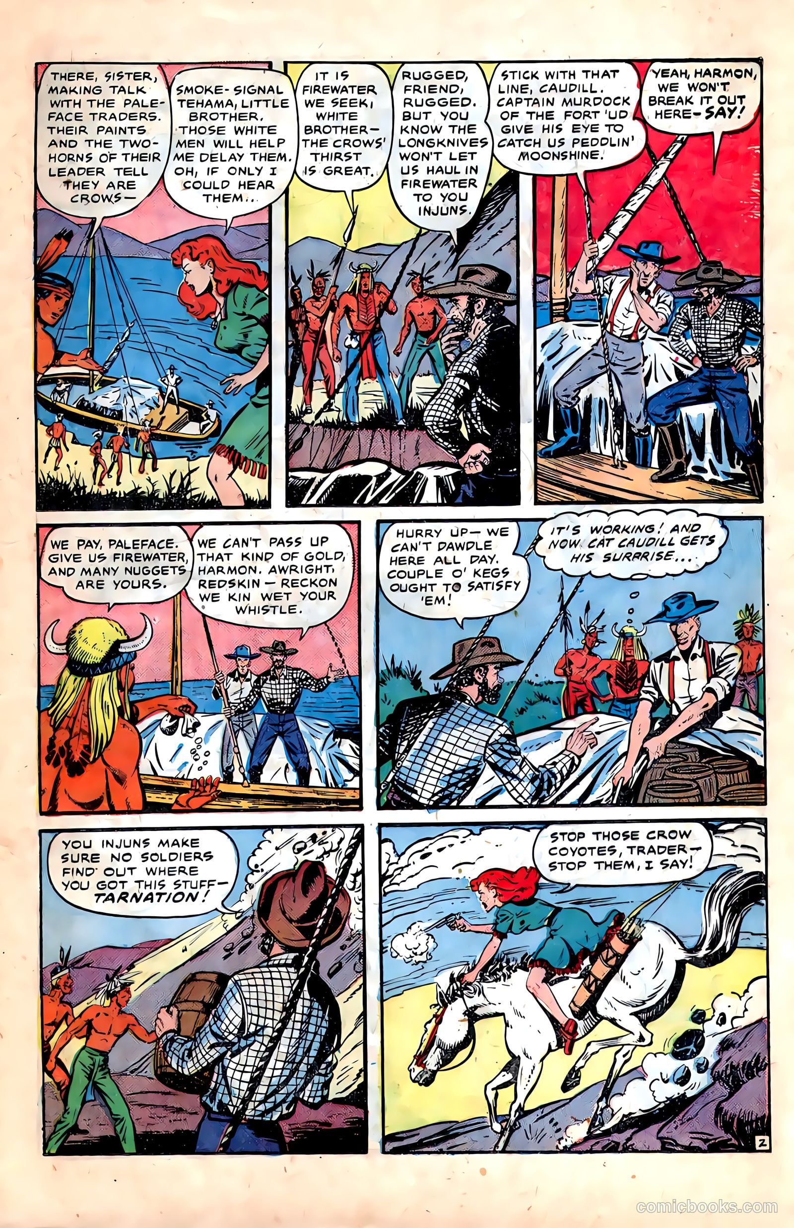 Pioneer West Romances #6 (1950) — page 25 of 36