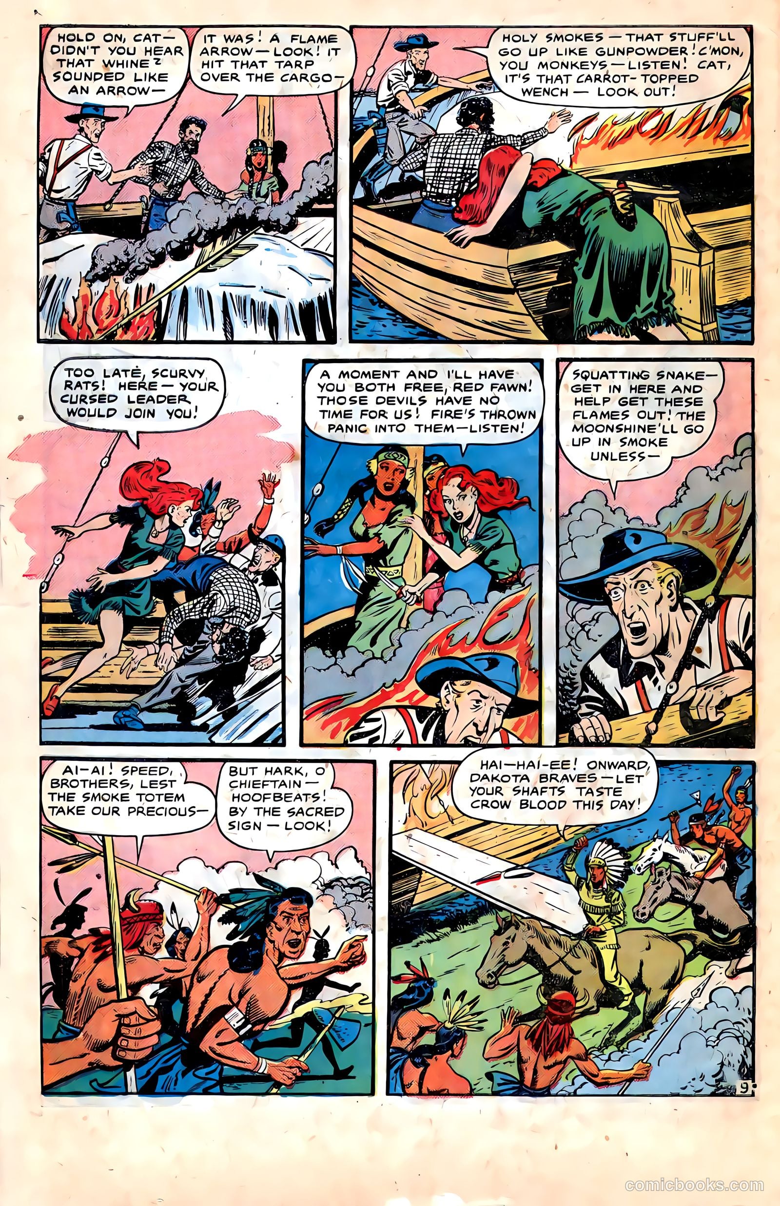 Pioneer West Romances #6 (1950) — page 32 of 36