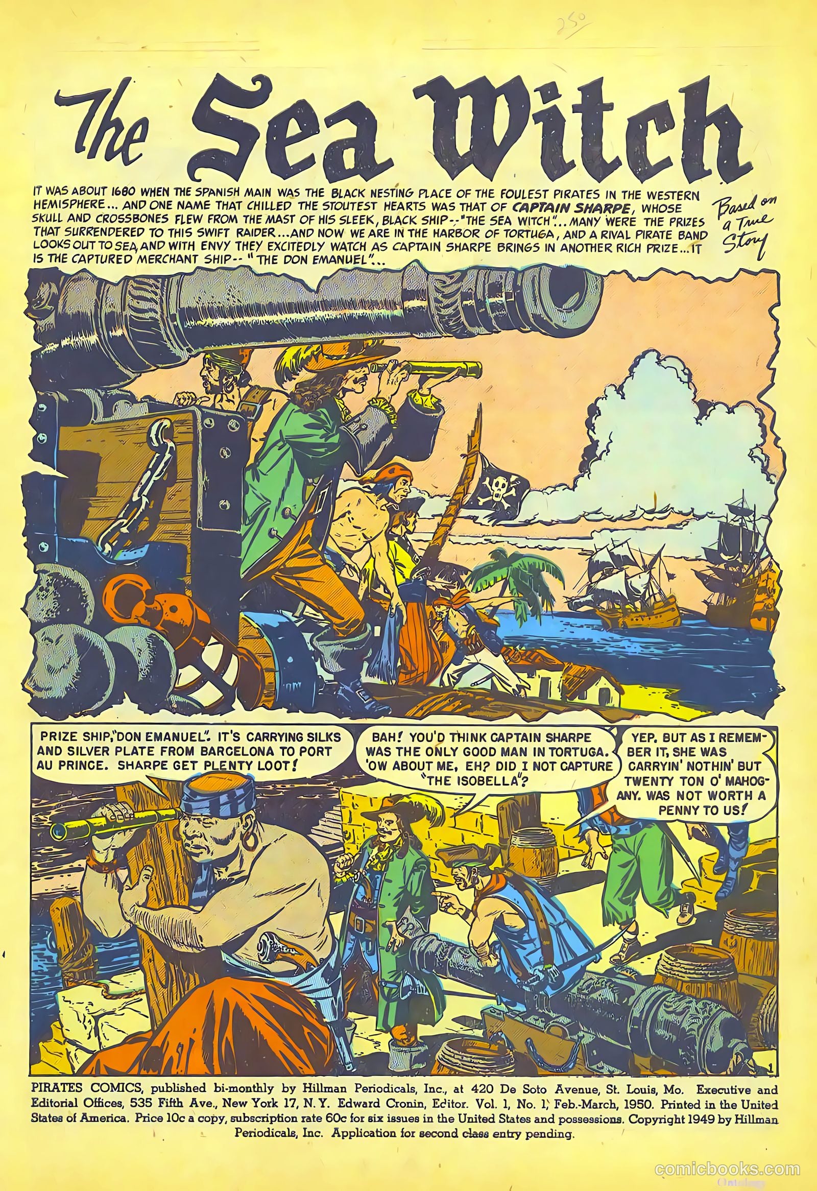 Pirates Comics #1 (1950) — page 3 of 52