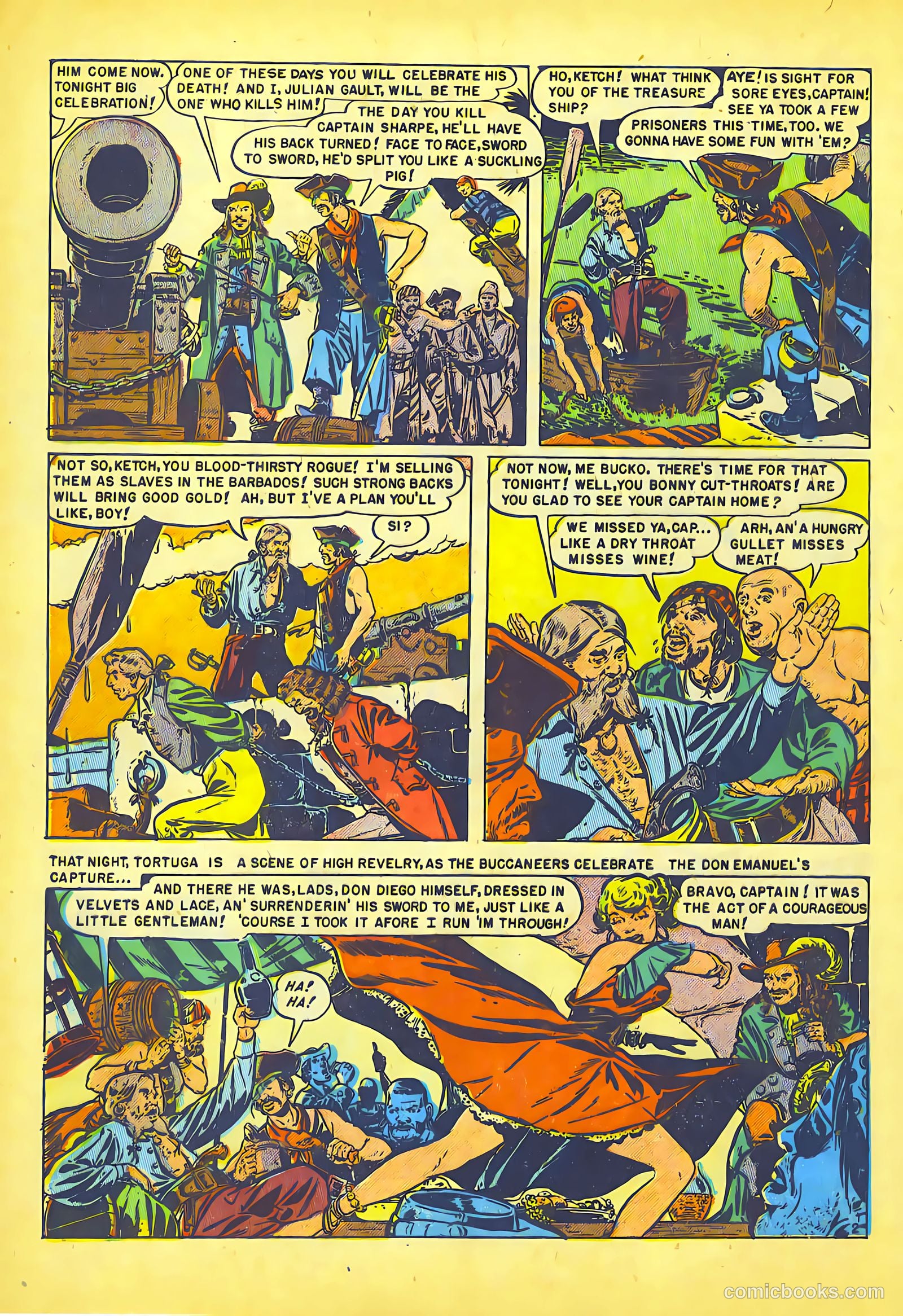 Pirates Comics #1 (1950) — page 4 of 52