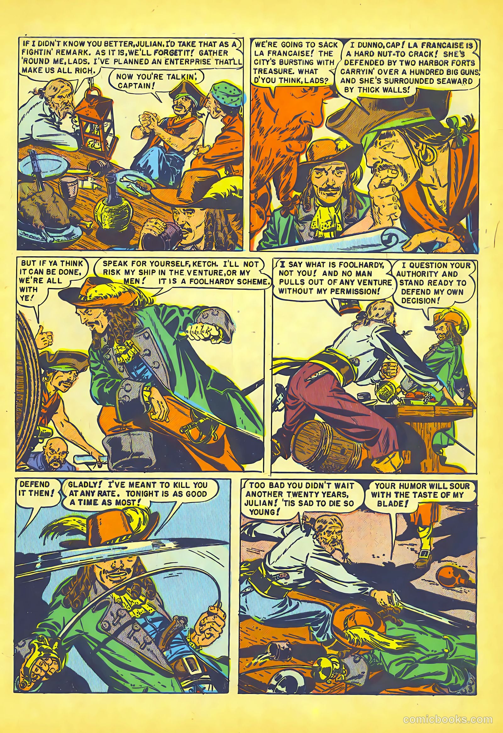 Pirates Comics #1 (1950) — page 5 of 52