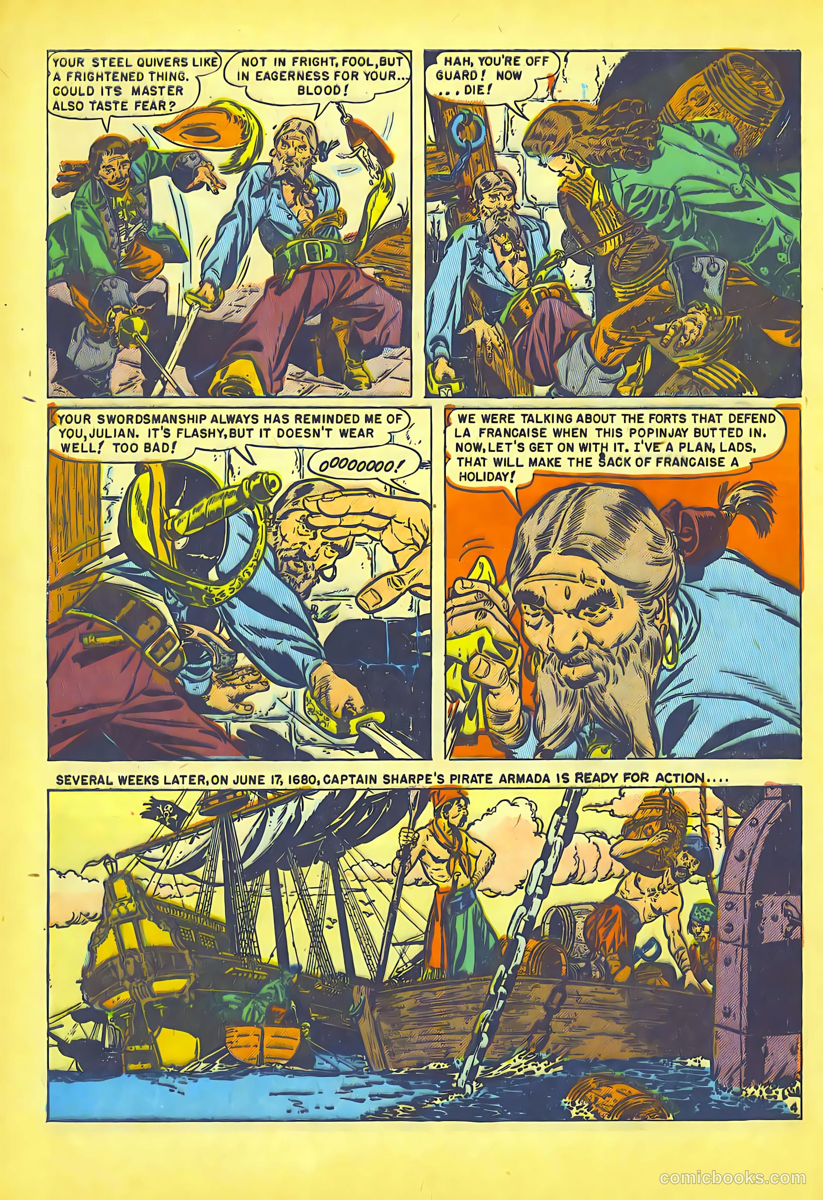 Pirates Comics #1 (1950) — page 6 of 52