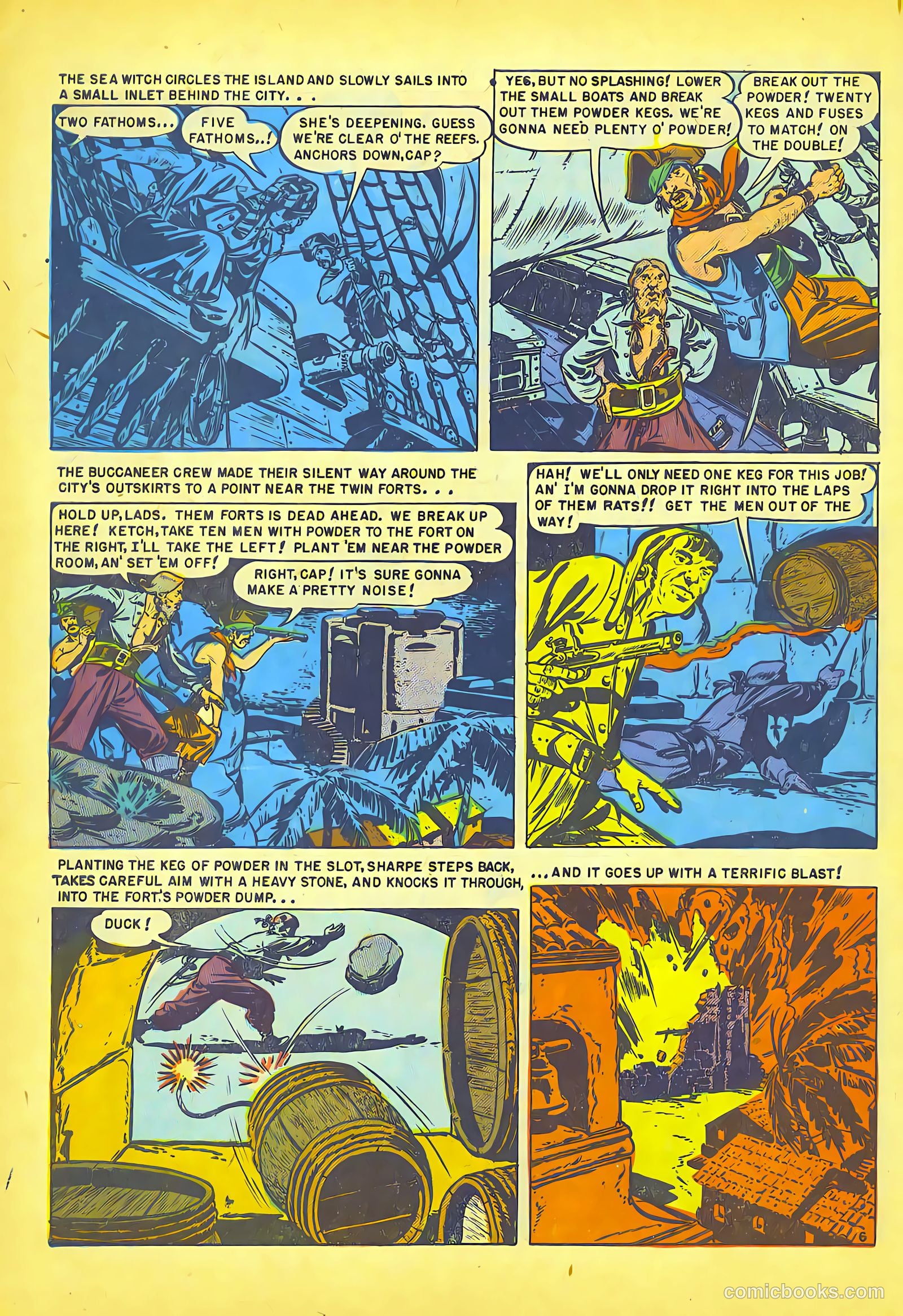 Pirates Comics #1 (1950) — page 8 of 52