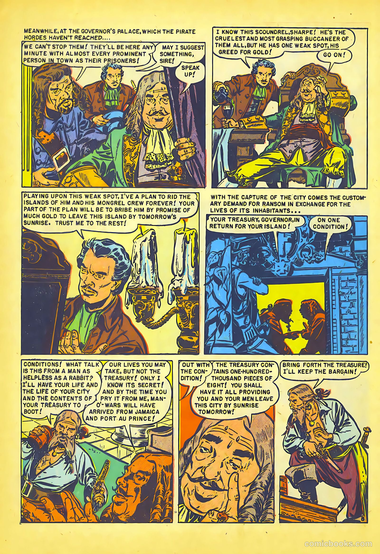 Pirates Comics #1 (1950) — page 10 of 52