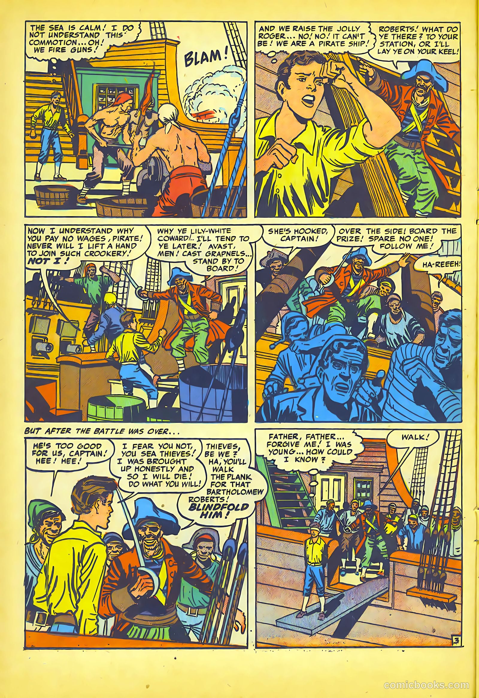 Pirates Comics #1 (1950) — page 22 of 52