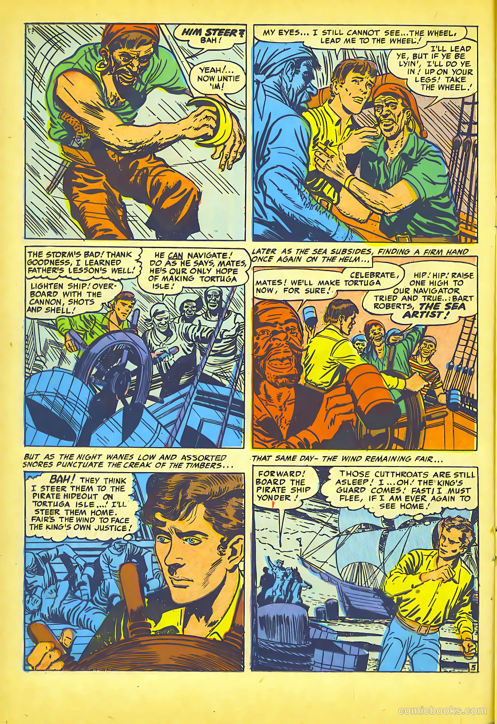 Pirates Comics #1 (1950) — page 24 of 52