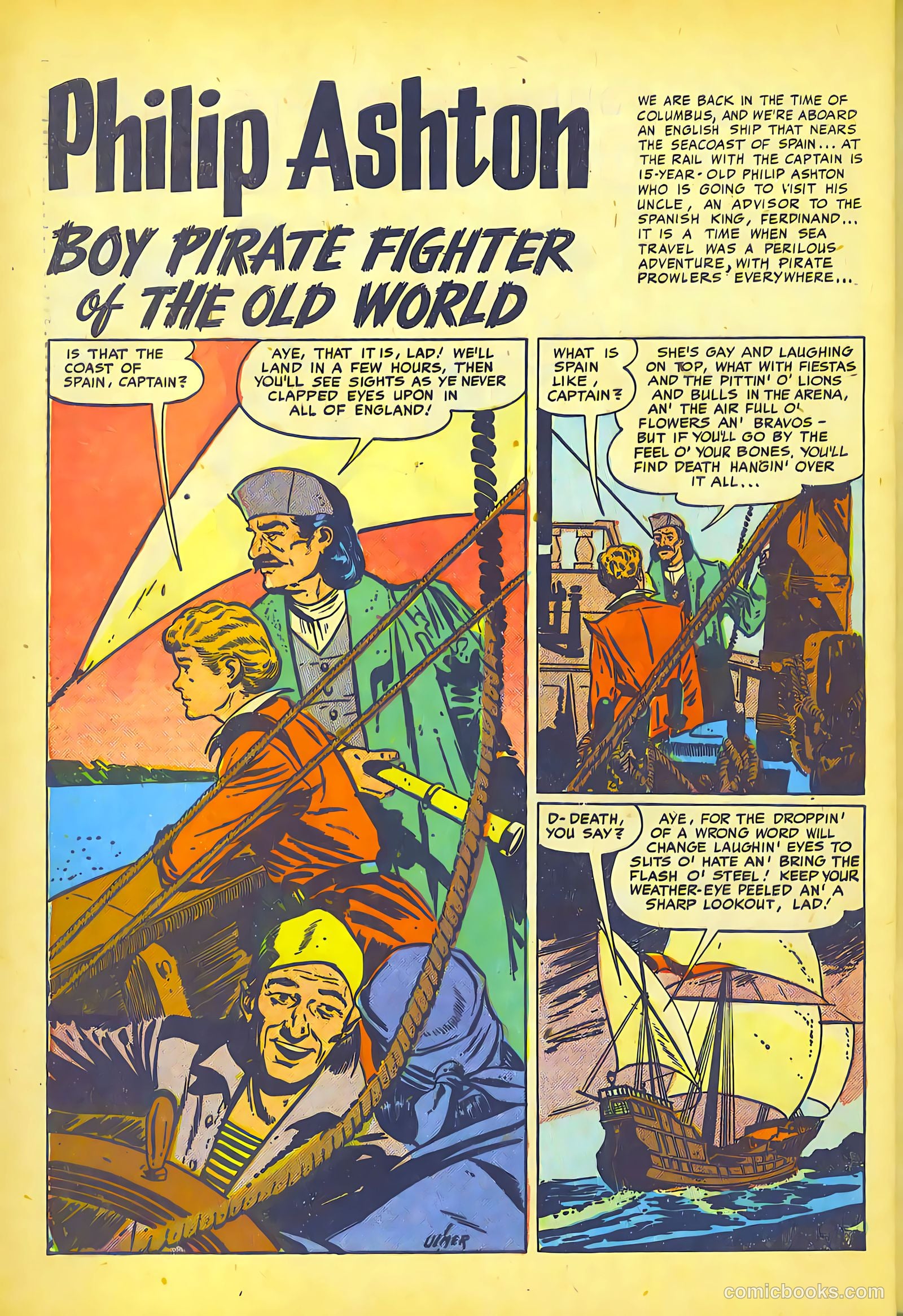 Pirates Comics #1 (1950) — page 40 of 52