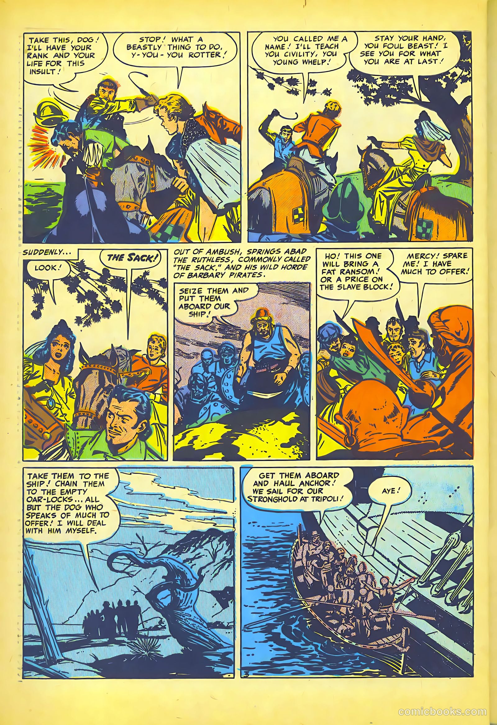 Pirates Comics #1 (1950) — page 42 of 52