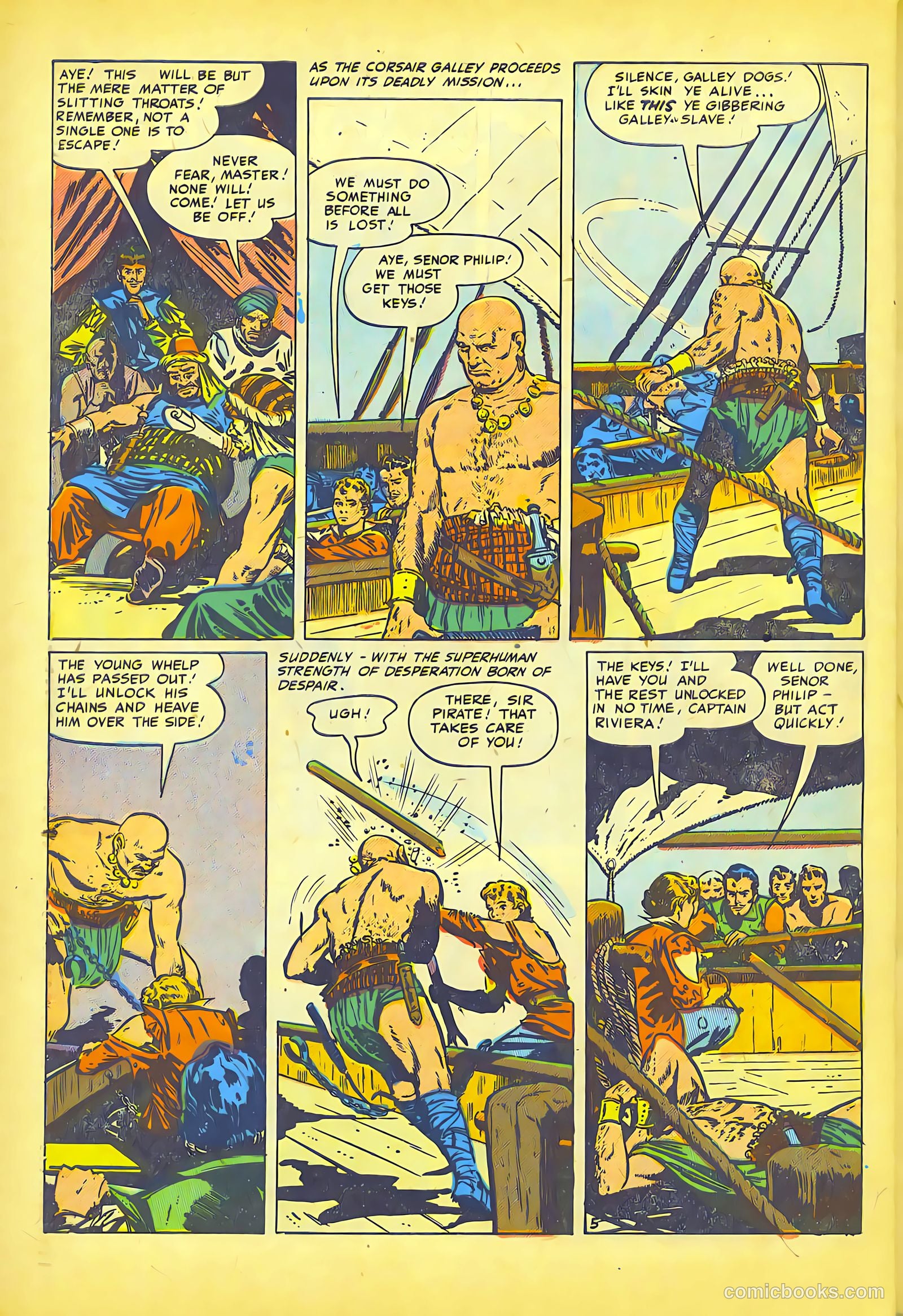 Pirates Comics #1 (1950) — page 44 of 52