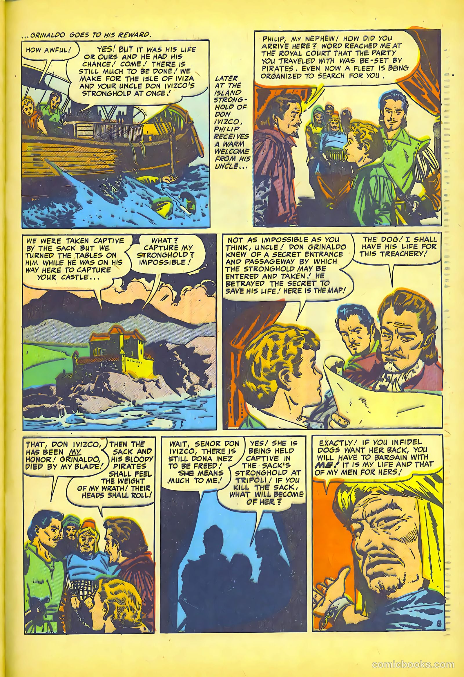 Pirates Comics #1 (1950) — page 47 of 52
