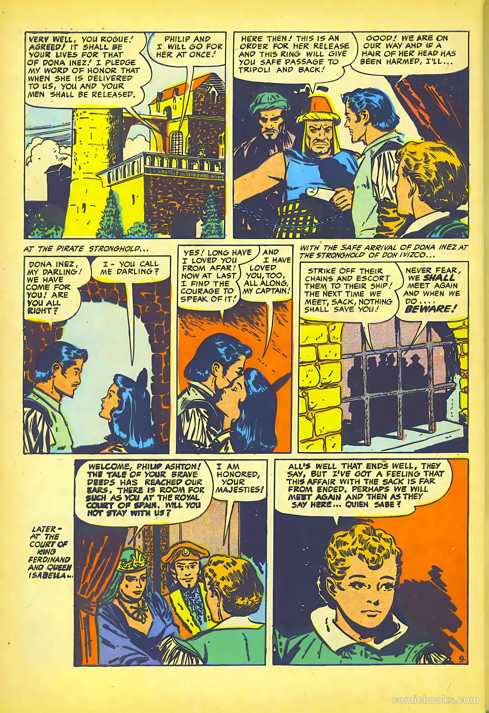 Pirates Comics #1 (1950) — page 48 of 52