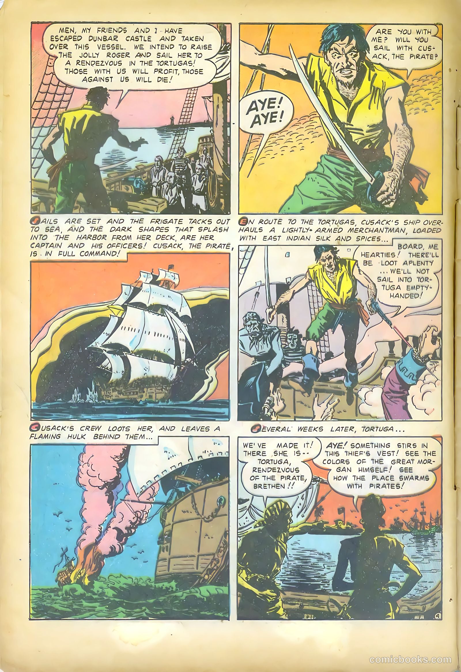 Pirates Comics #2 (1950) — page 6 of 52