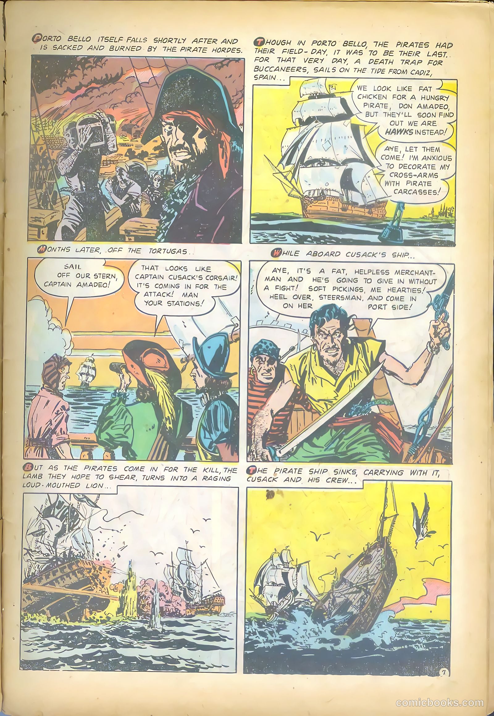 Pirates Comics #2 (1950) — page 9 of 52
