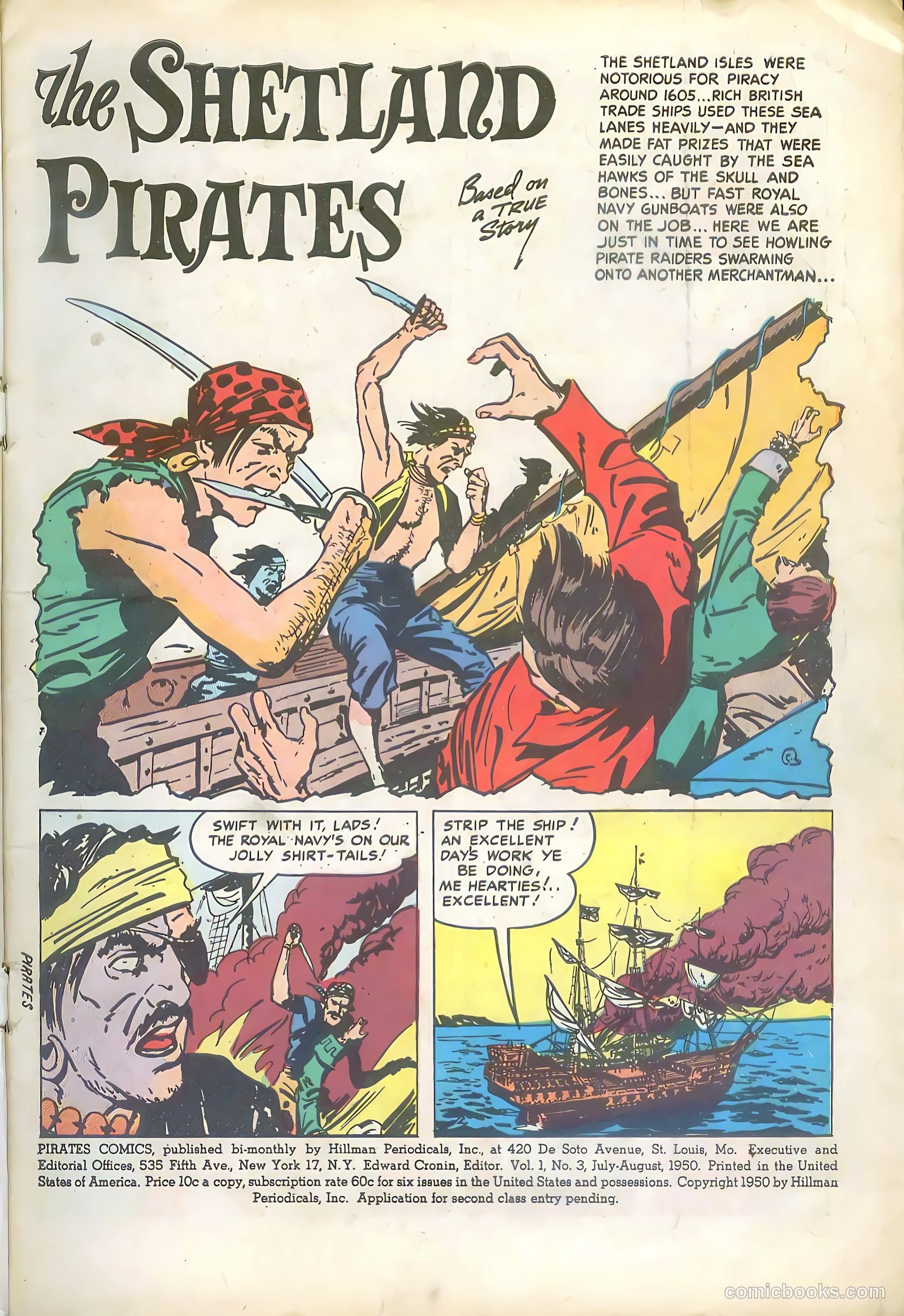Pirates Comics #3 (1950) — page 3 of 52