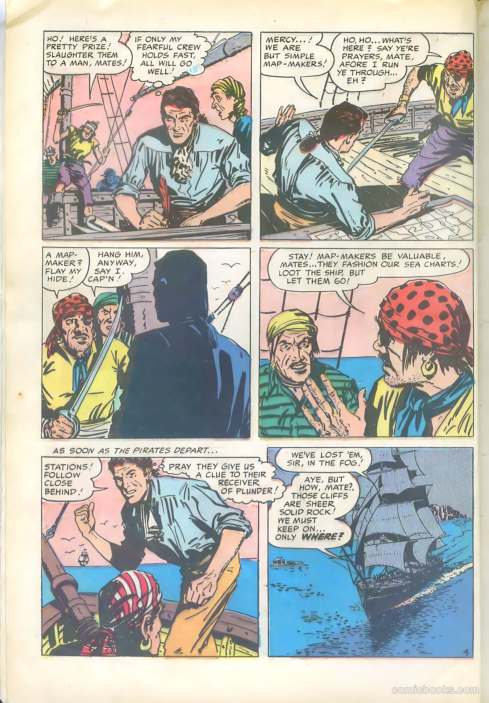 Pirates Comics #3 (1950) — page 6 of 52