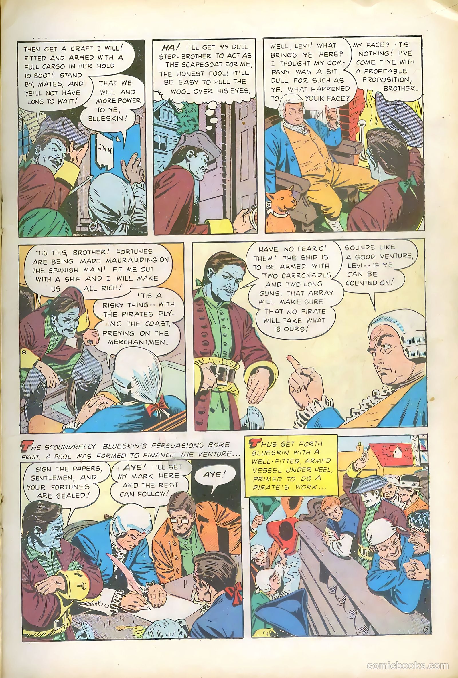 Pirates Comics #3 (1950) — page 21 of 52