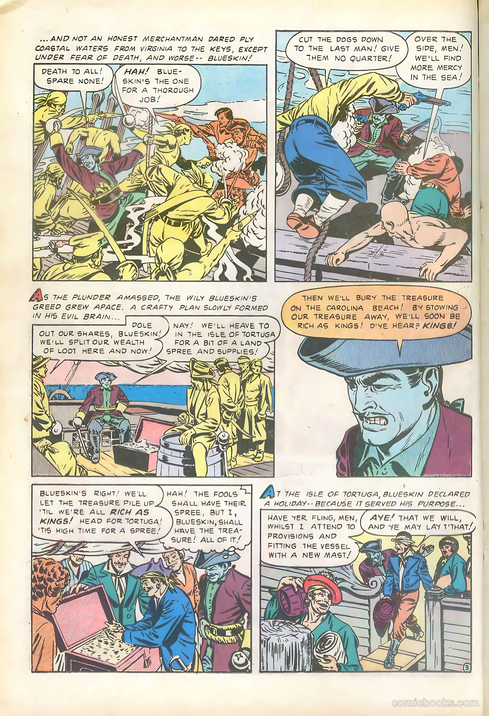 Pirates Comics #3 (1950) — page 22 of 52