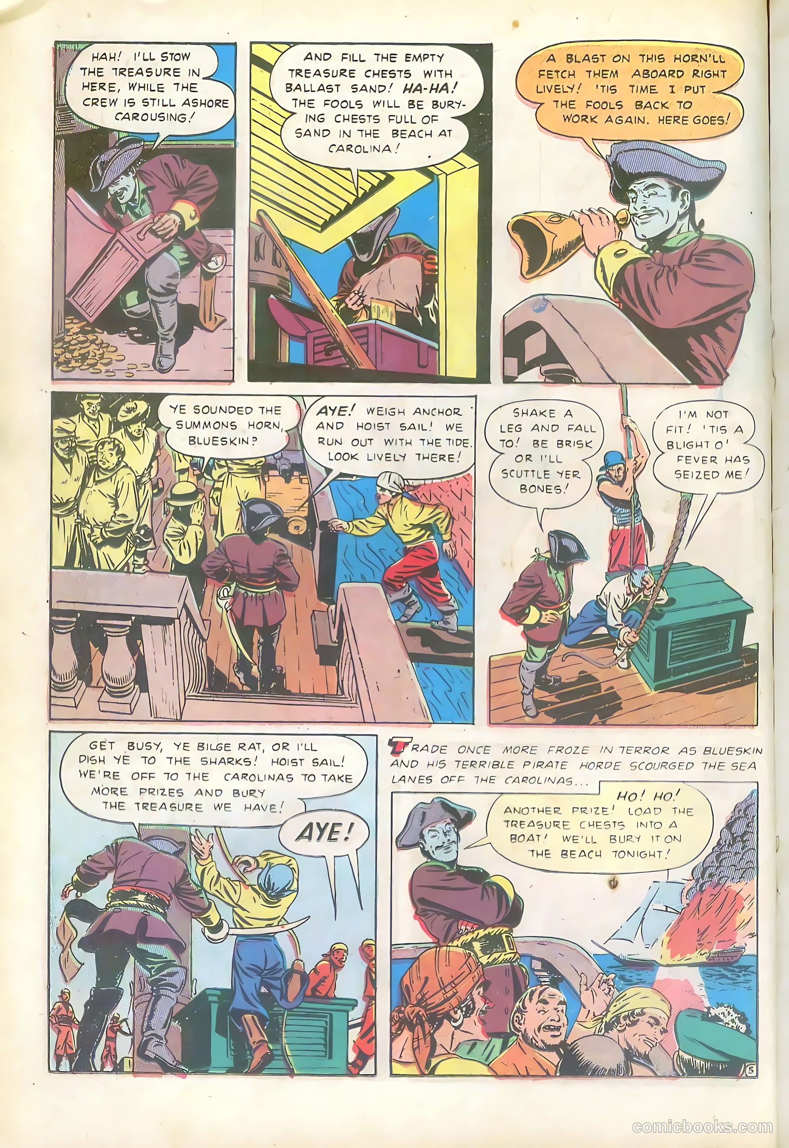 Pirates Comics #3 (1950) — page 24 of 52