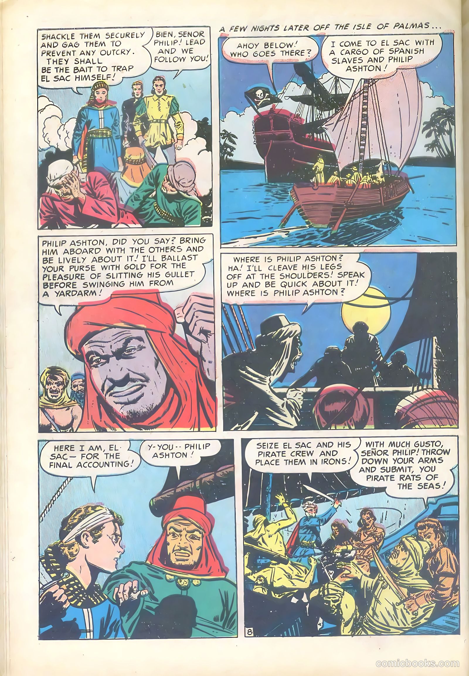 Pirates Comics #3 (1950) — page 48 of 52