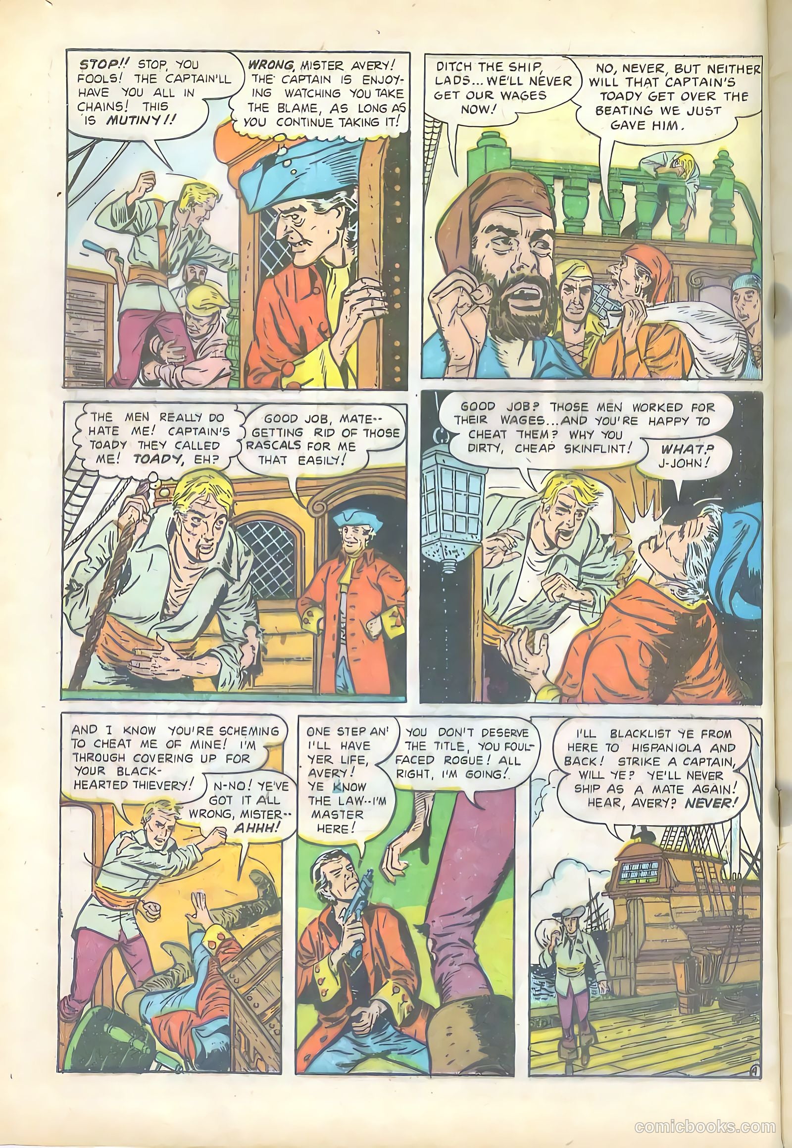 Pirates Comics #4 (1950) — page 6 of 52