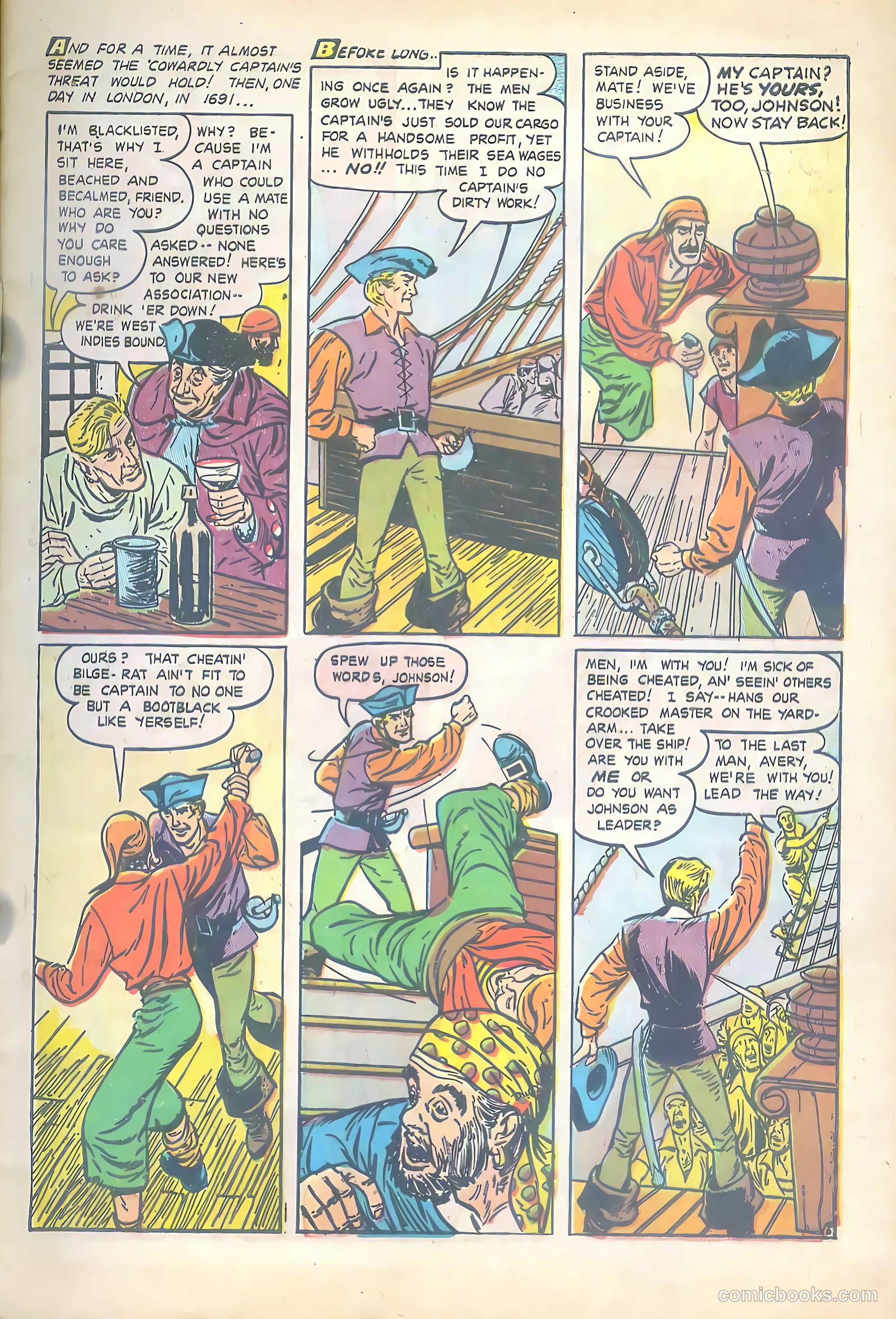 Pirates Comics #4 (1950) — page 7 of 52