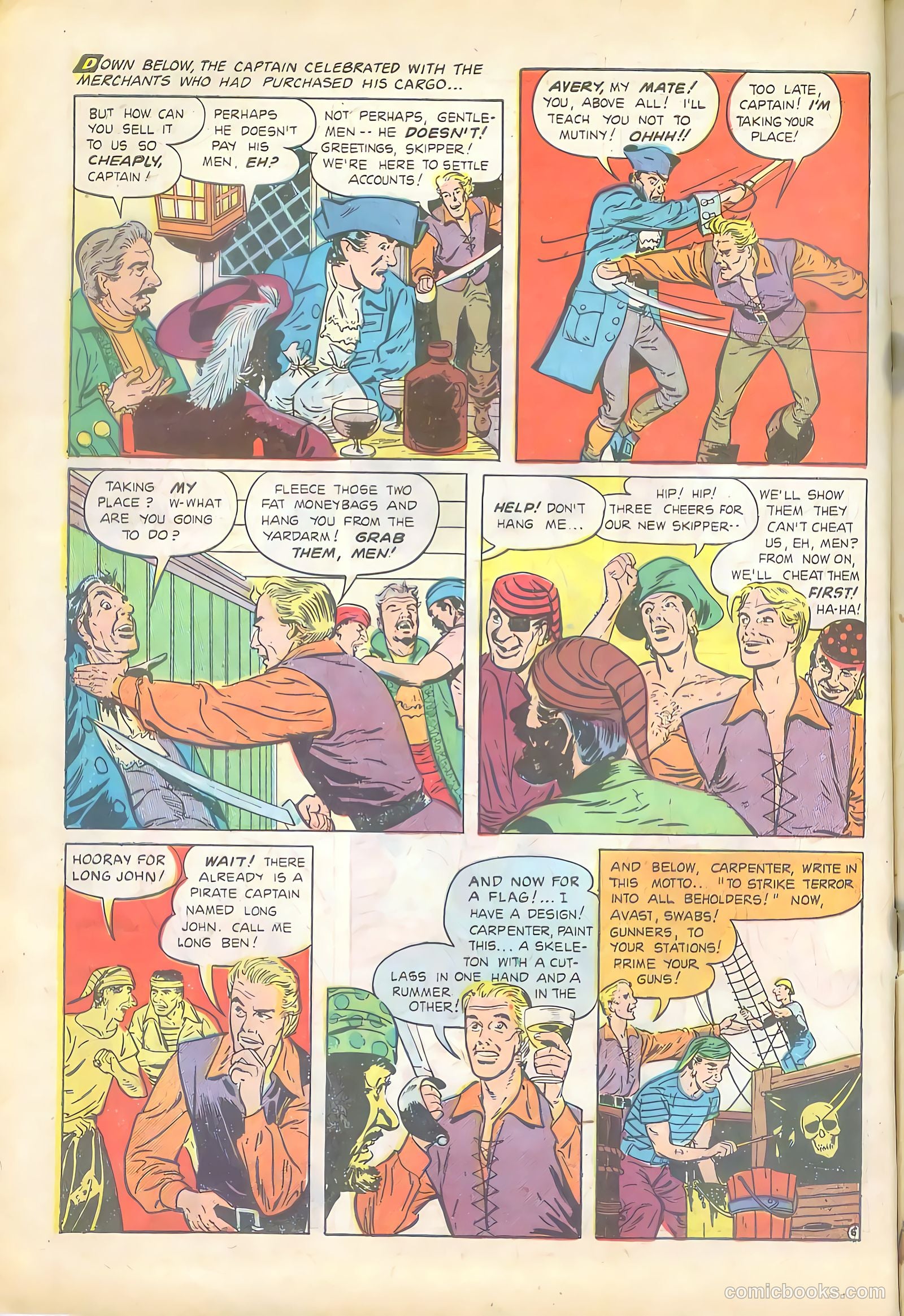 Pirates Comics #4 (1950) — page 8 of 52