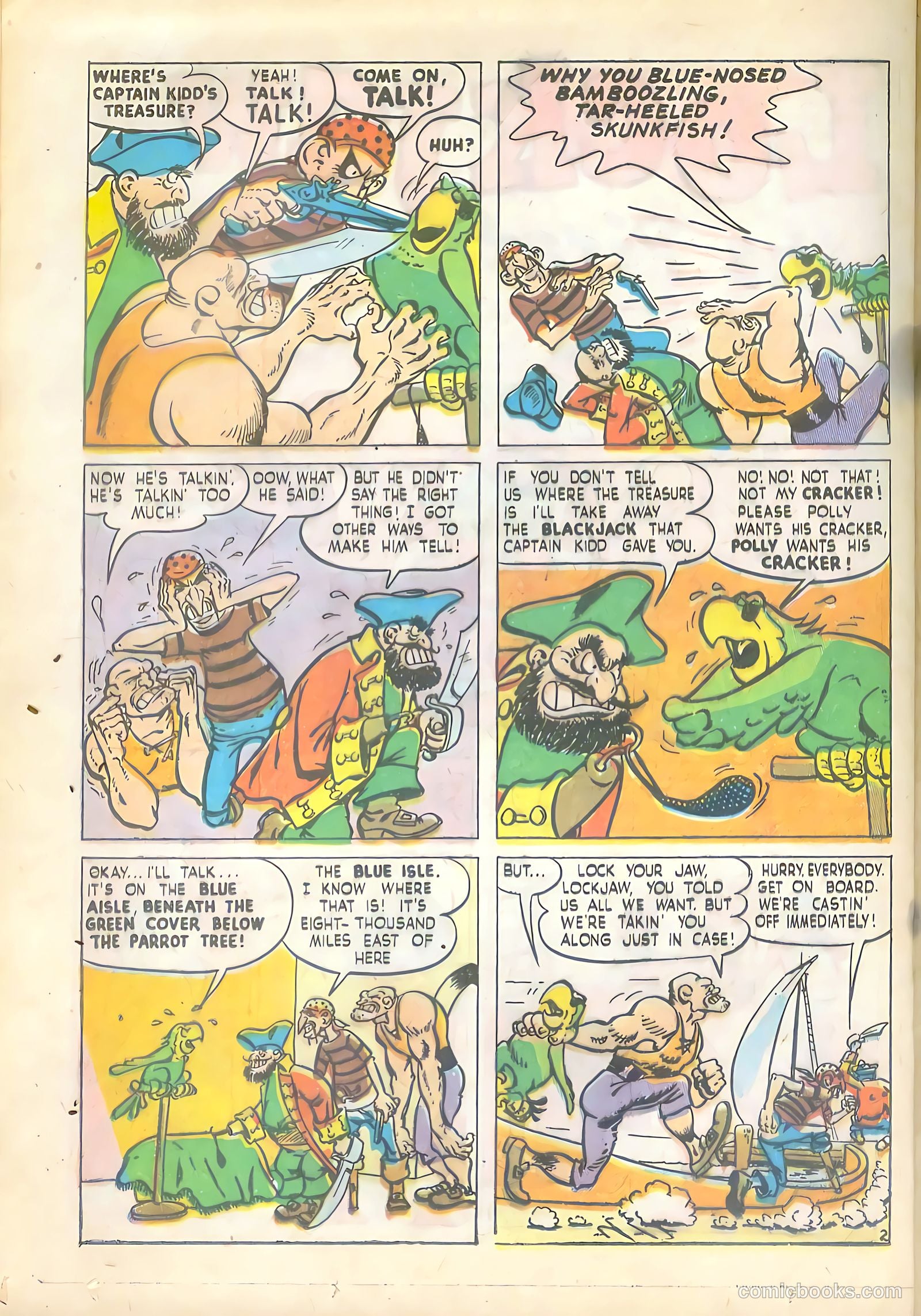 Pirates Comics #4 (1950) — page 36 of 52