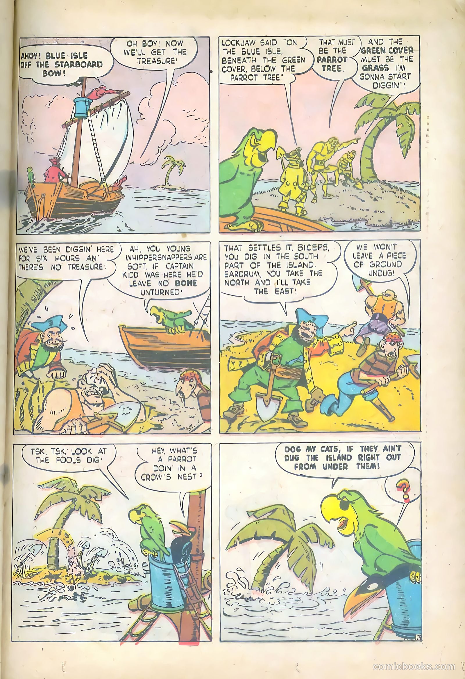 Pirates Comics #4 (1950) — page 37 of 52