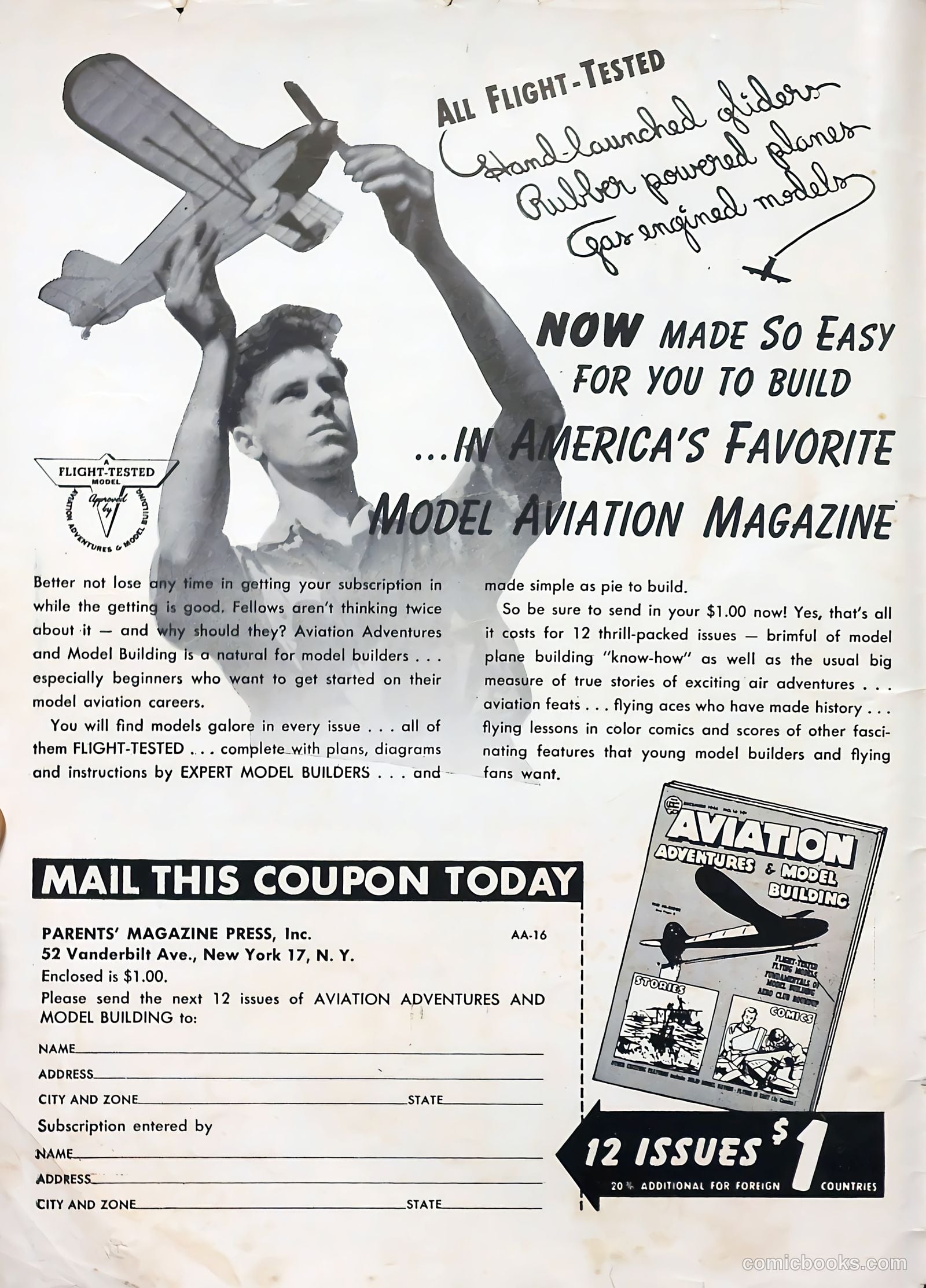 Aviation Adventures and Model Building #16 (1946) — page 2 of 51