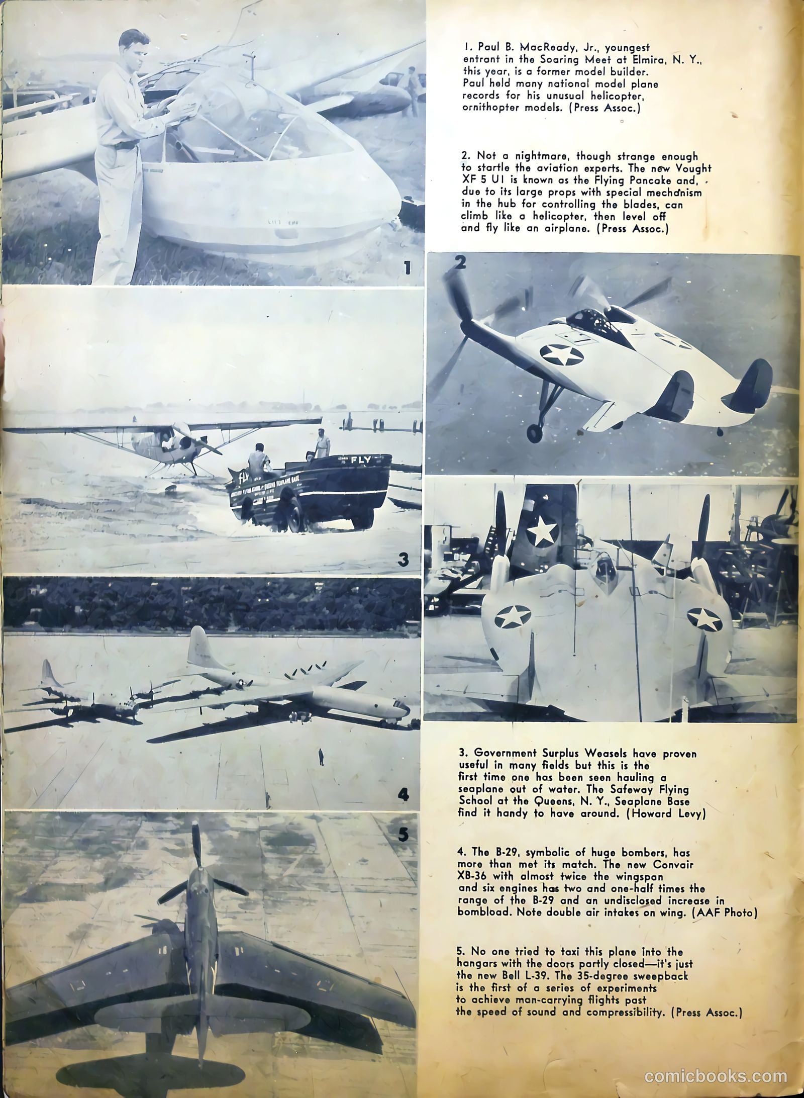 Aviation Adventures and Model Building #16 (1946) — page 10 of 51