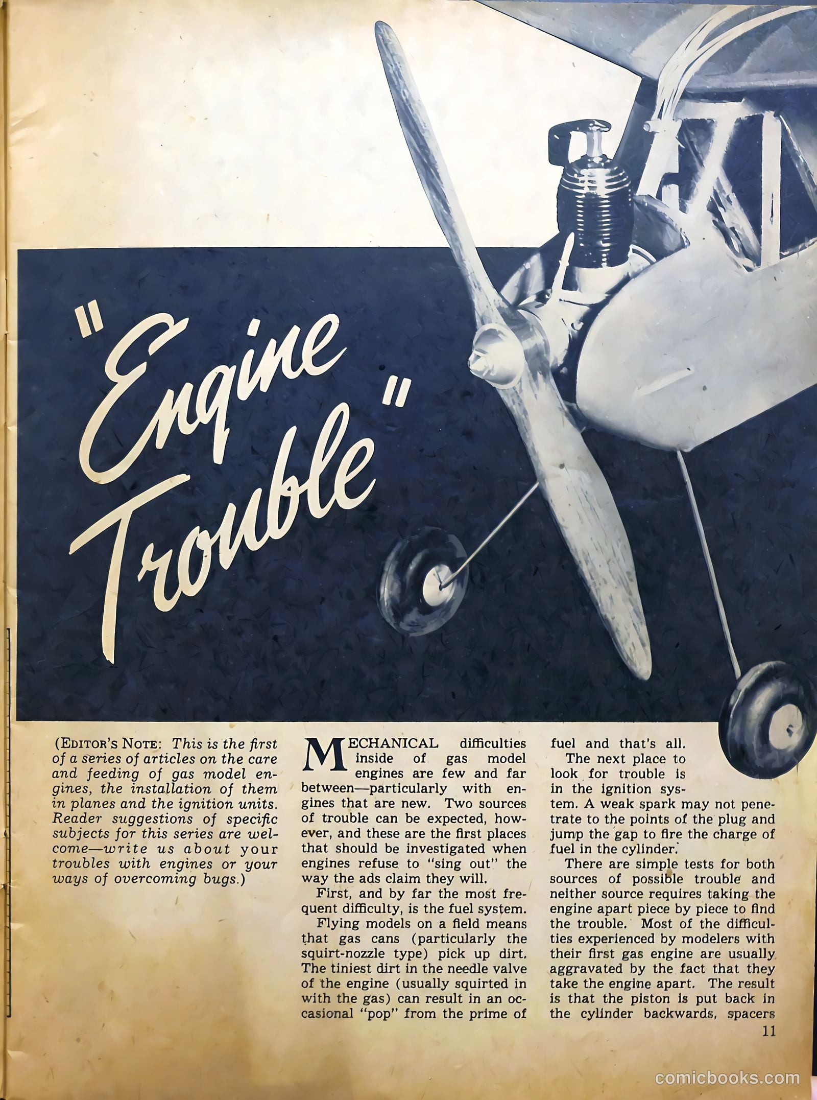 Aviation Adventures and Model Building #16 (1946) — page 11 of 51