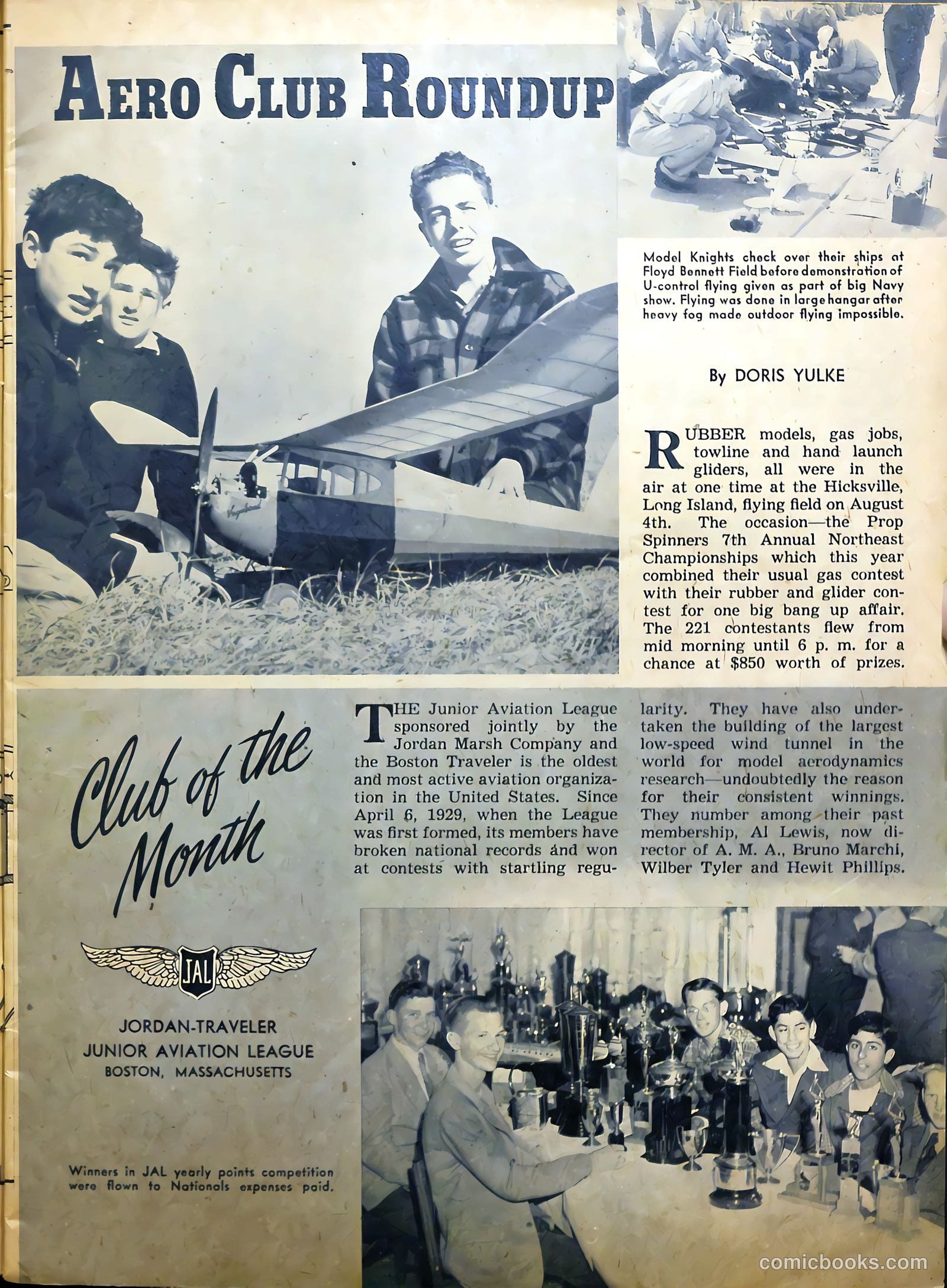 Aviation Adventures and Model Building #16 (1946) — page 13 of 51
